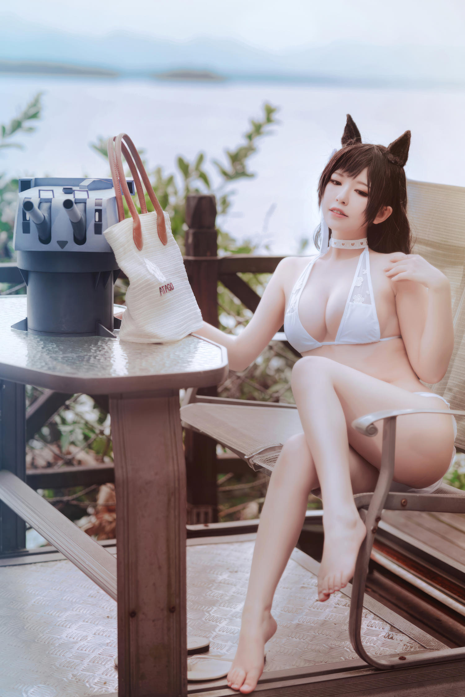 半半子 碧蓝航线 爱宕泳装 [27P-171MB]