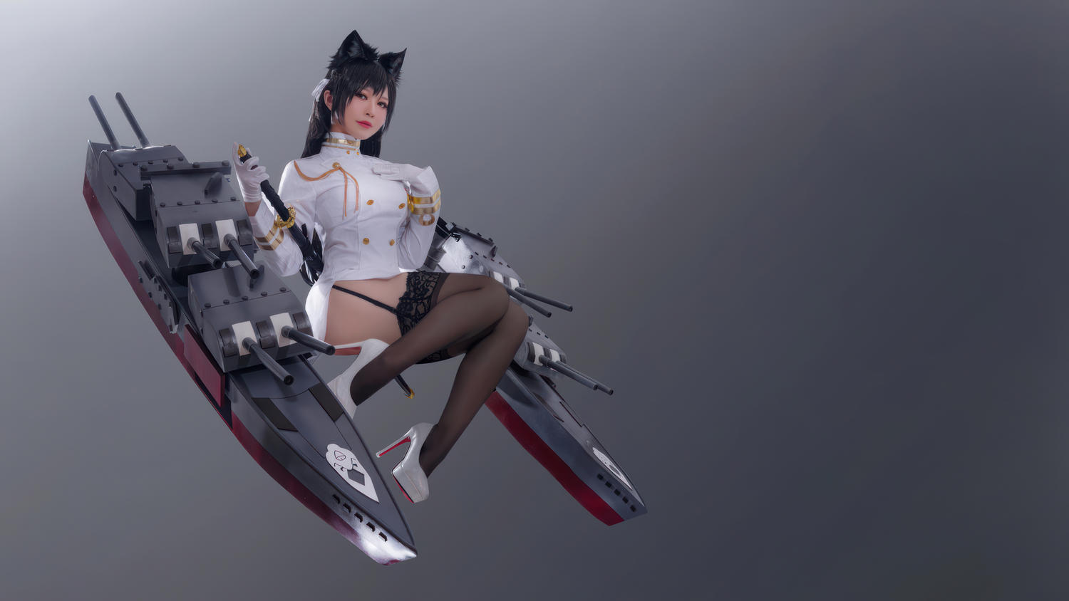 半半子 碧蓝航线 爱宕原皮 [45P-338MB]