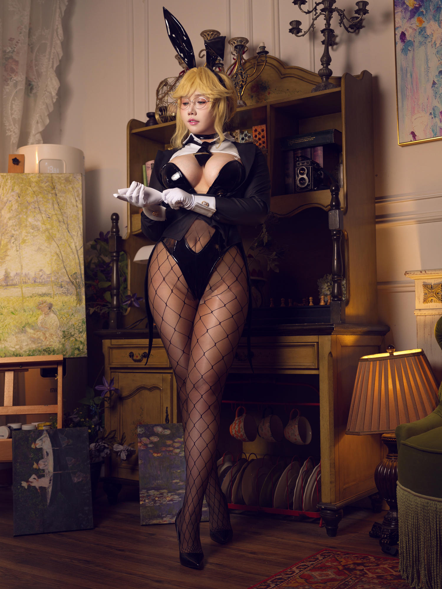 麻花麻花酱 胜利女神：妮姬 爱德 兔女郎 [33P2V-950MB]