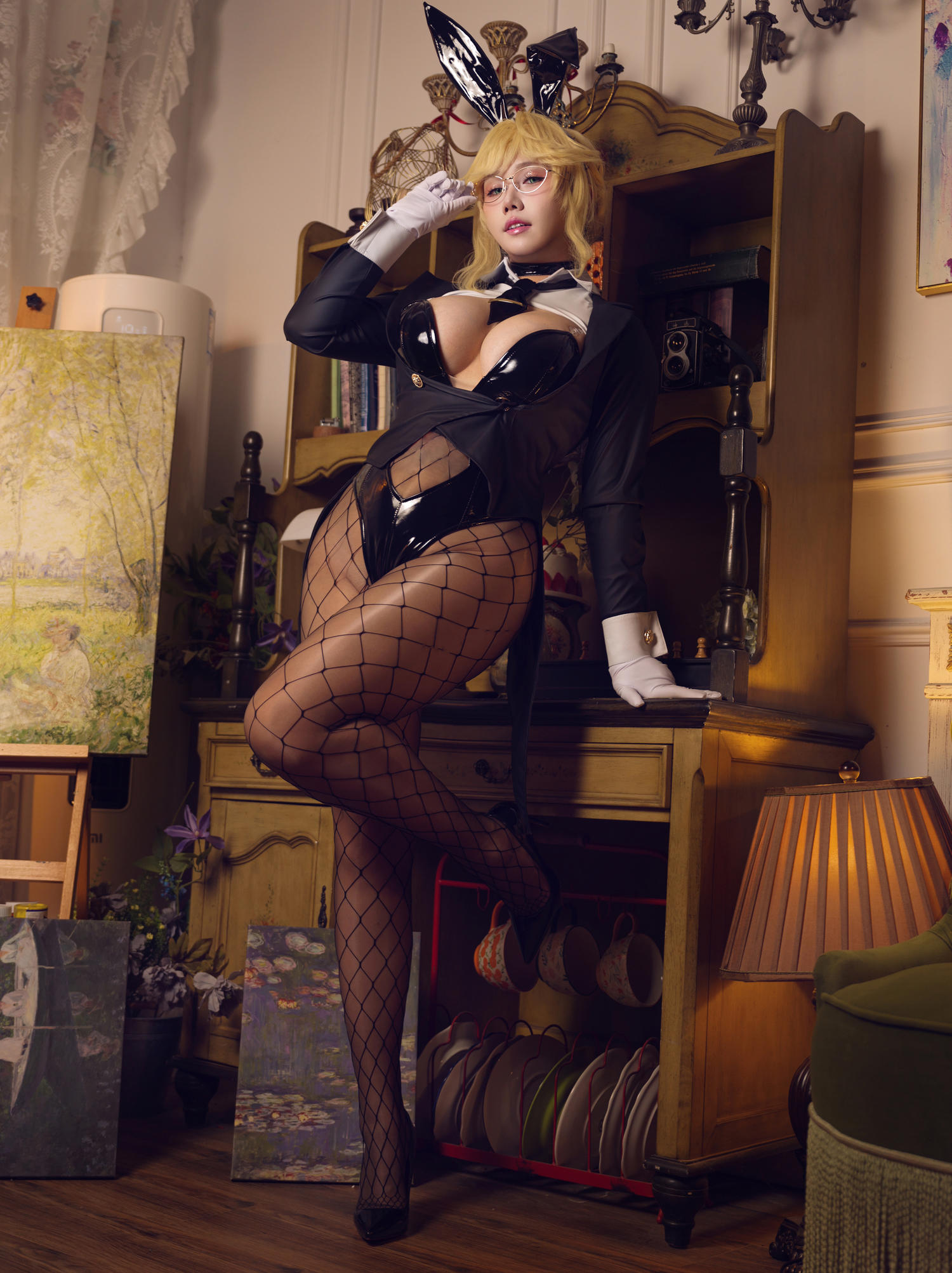 麻花麻花酱 胜利女神：妮姬 爱德 兔女郎 [33P2V-950MB]