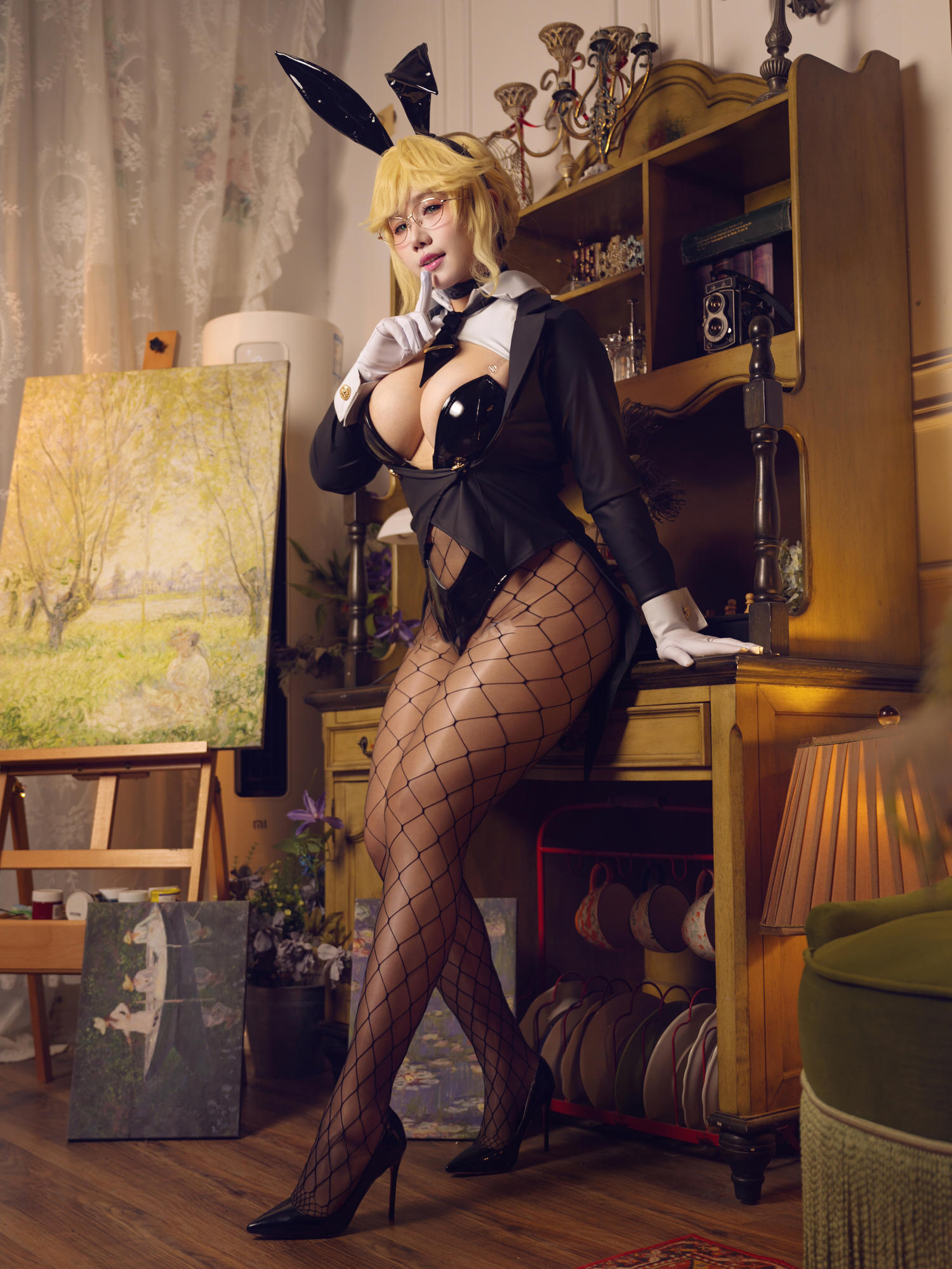 麻花麻花酱 胜利女神：妮姬 爱德 兔女郎 [33P2V-950MB]