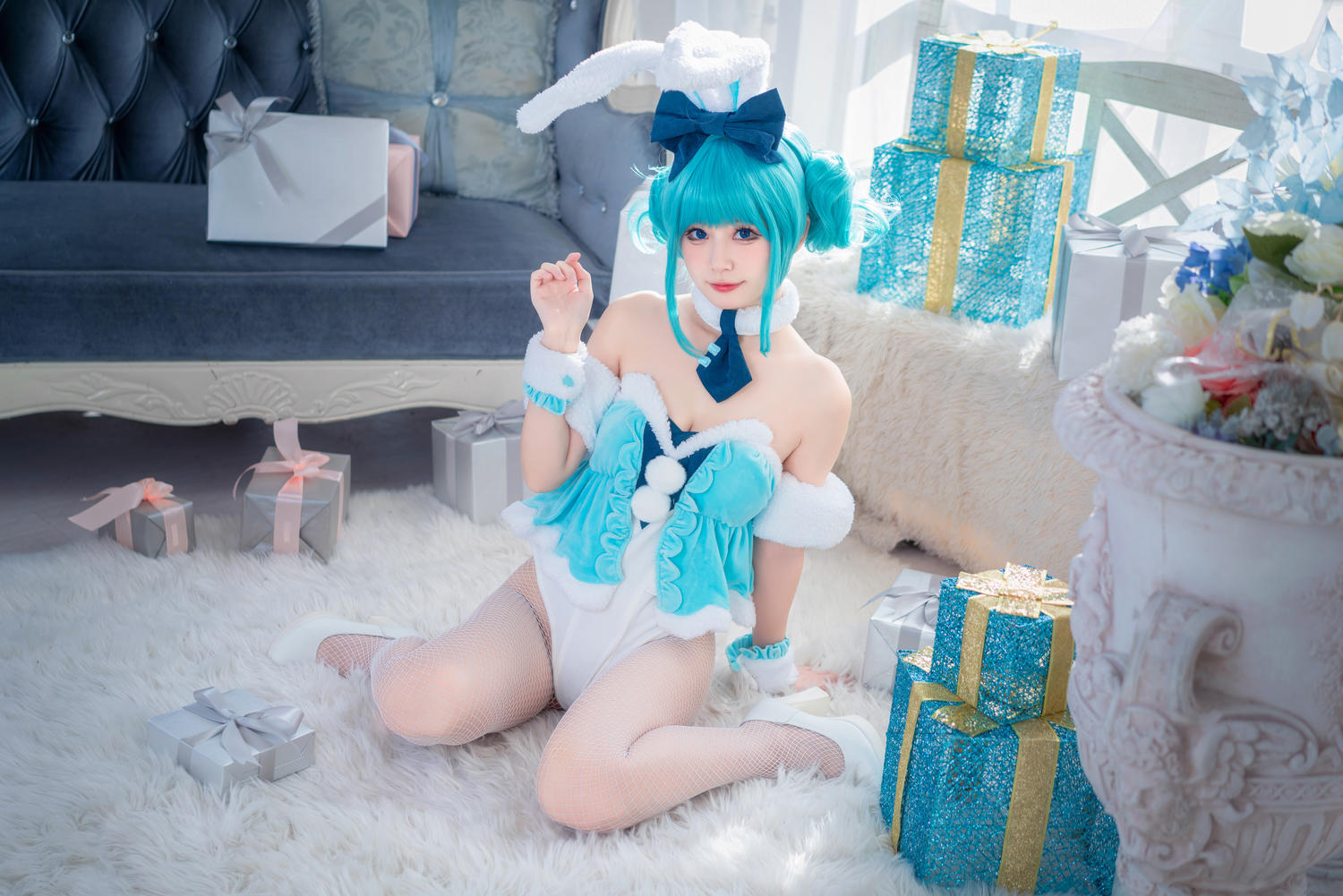 猫大人 - 初音白兔 [24P]