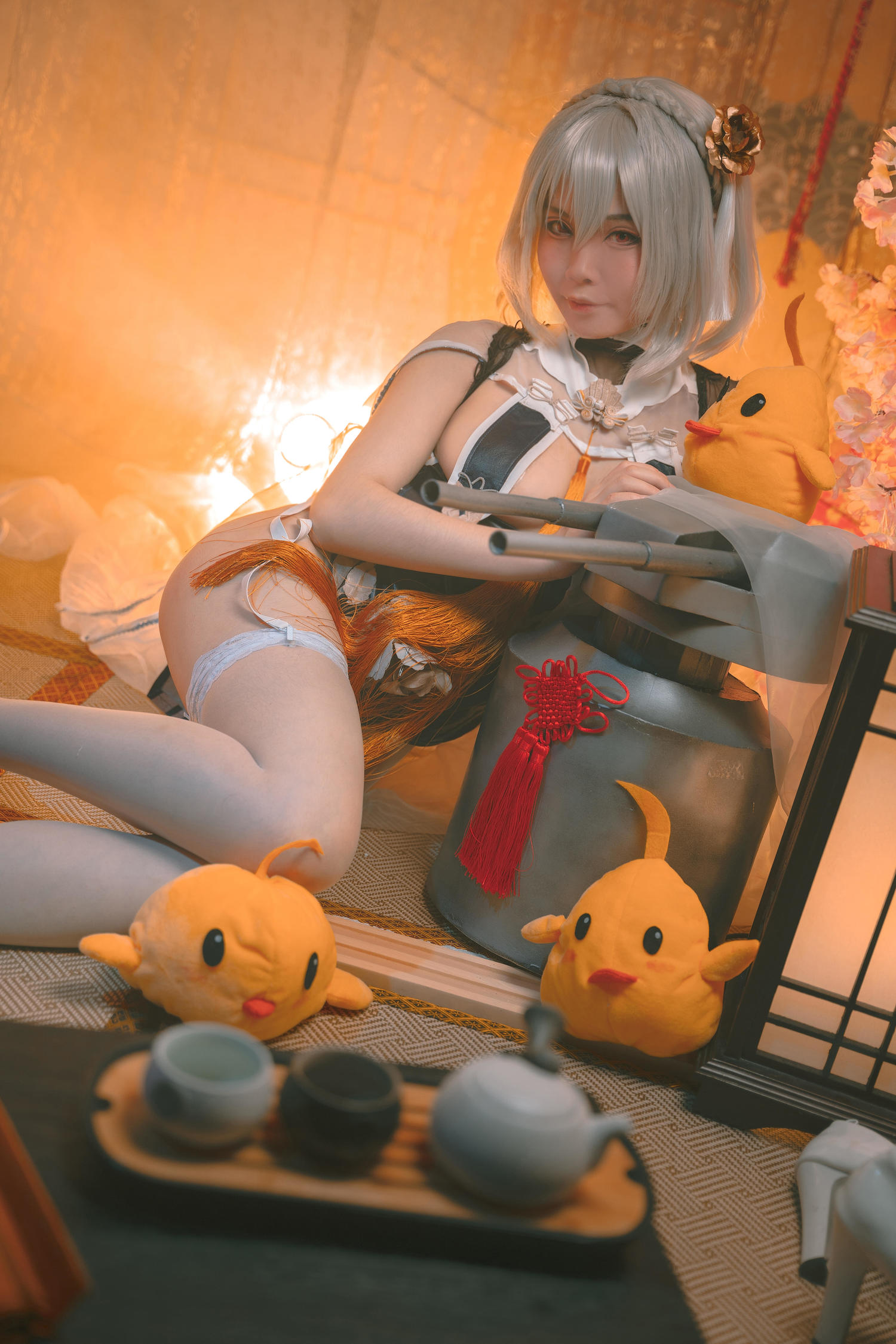 五杀腿毛在微笑 - 天狼星旗袍 [32P]