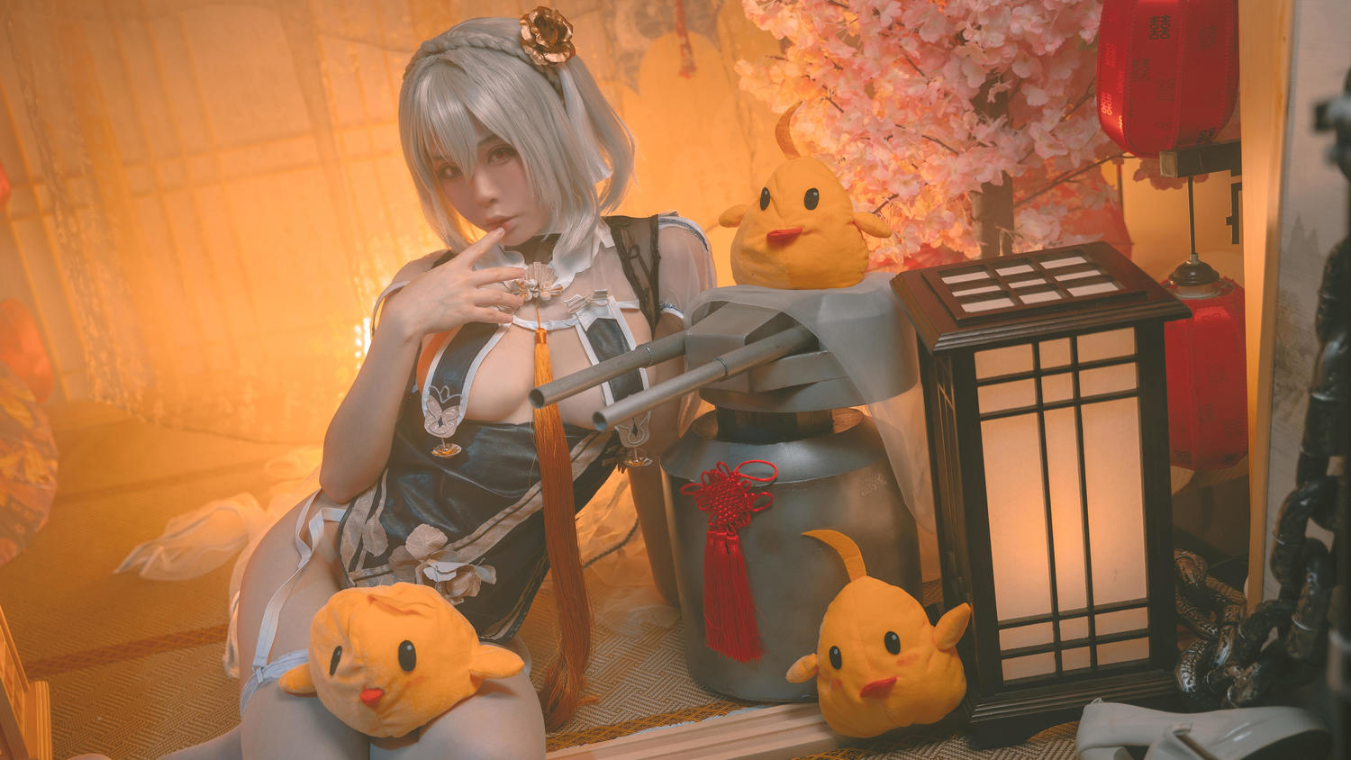 五杀腿毛在微笑 - 天狼星旗袍 [32P]