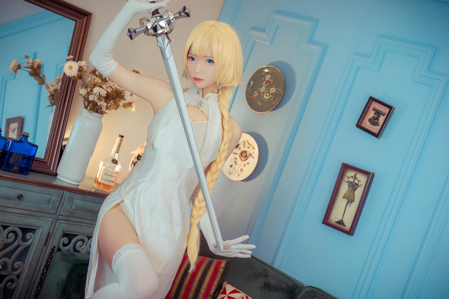 然理理 - 贞德同人白旗袍 [24P]