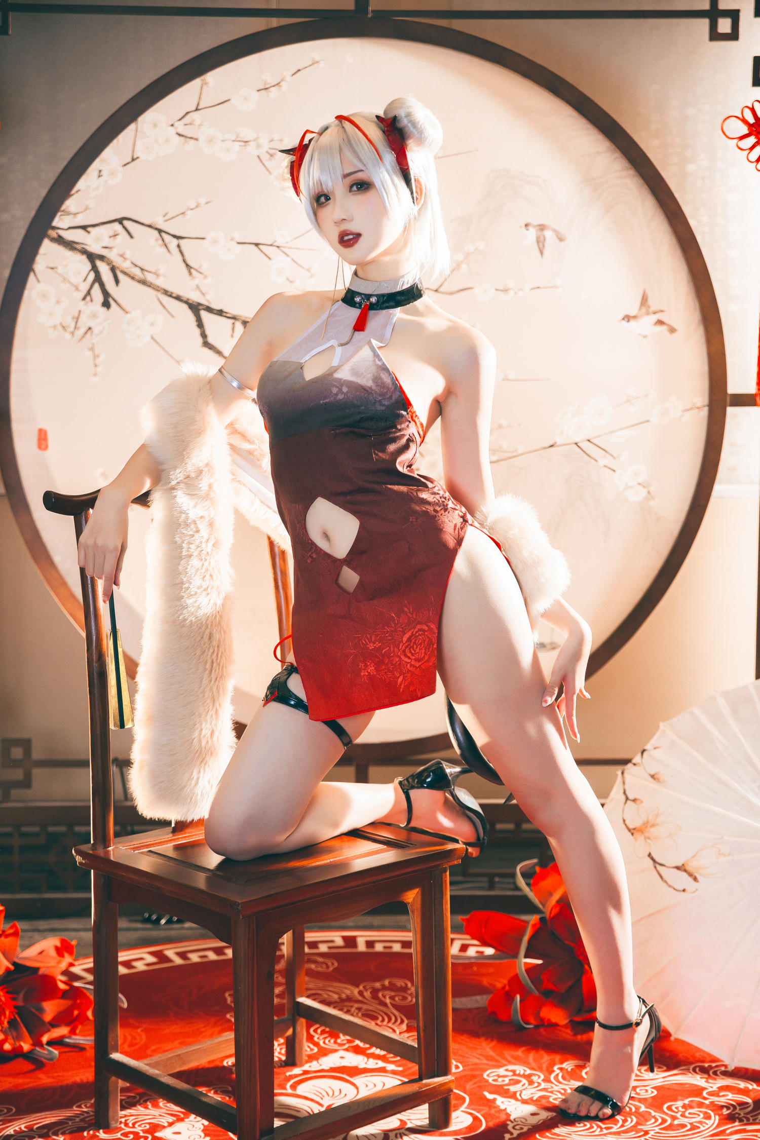 乌烟 - W旗袍 [28P]