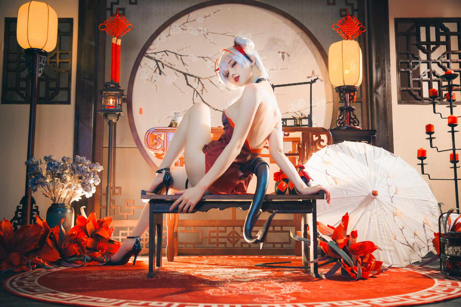 乌烟 - W旗袍 [28P]