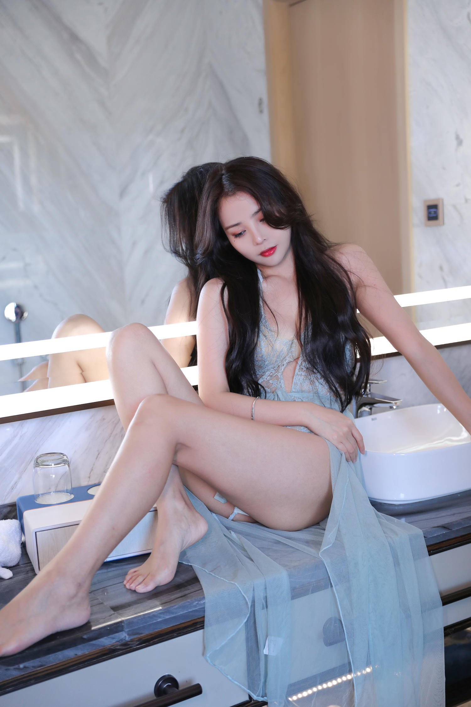 苏嫣嫣阿姨 - 蓝色 [38P]