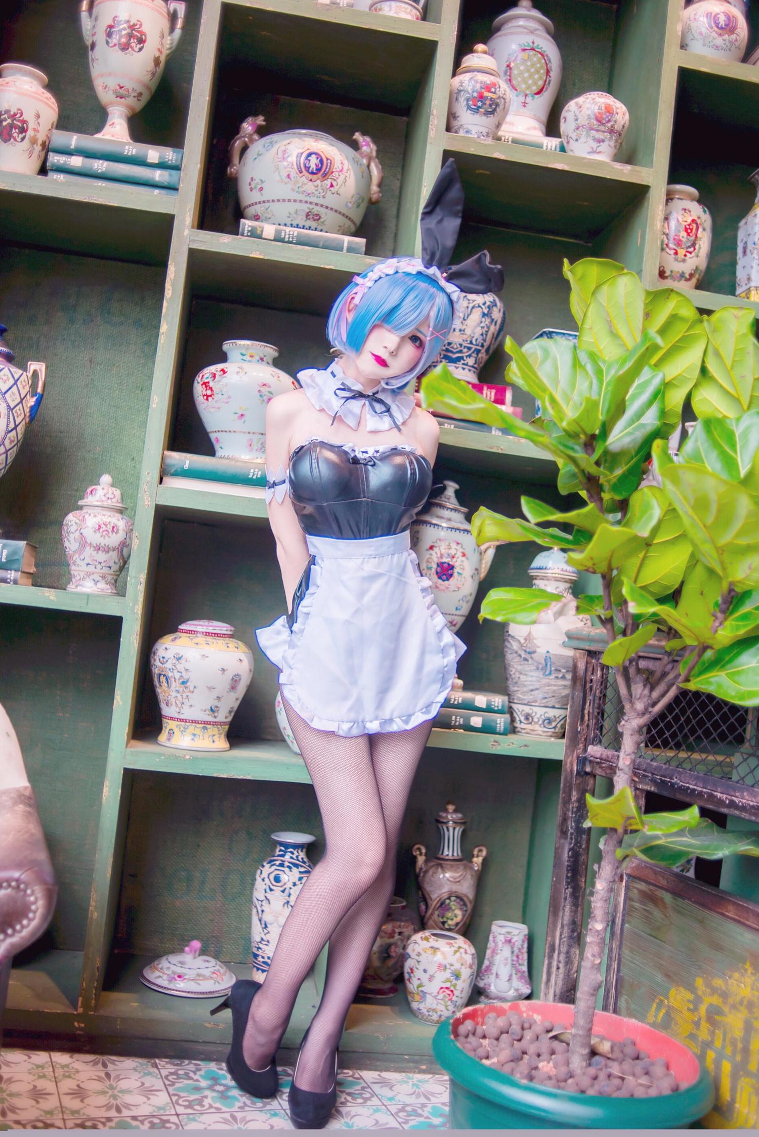 Coser衣衣 - 雷姆兔女郎 [10P]