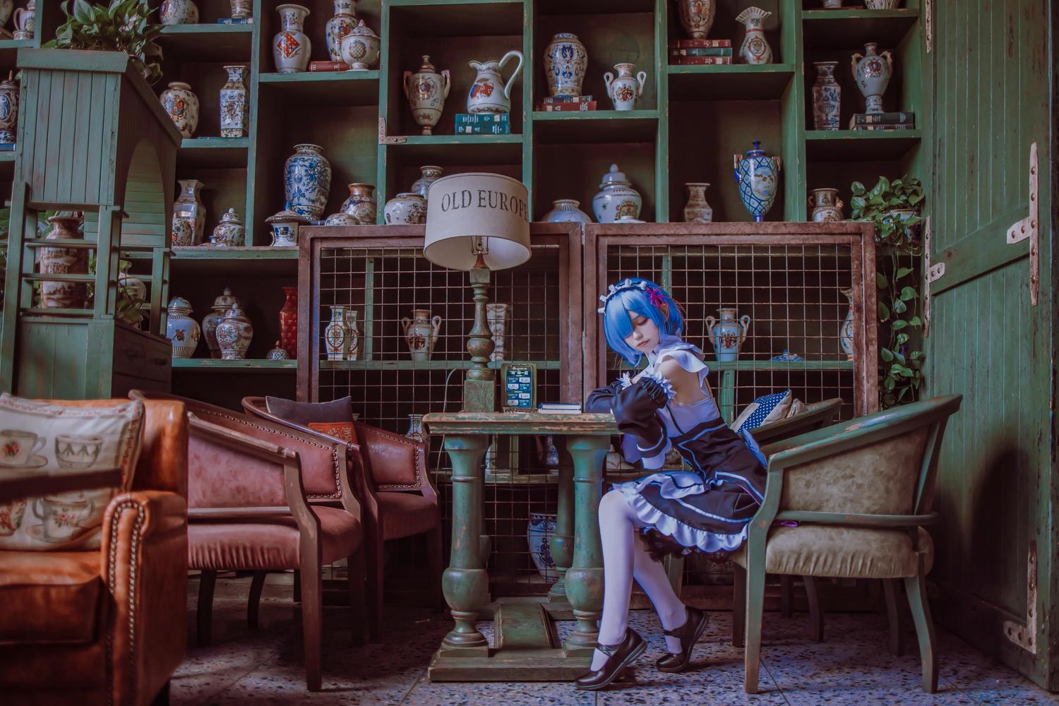 Coser衣衣 - 雷姆女仆 [15P]