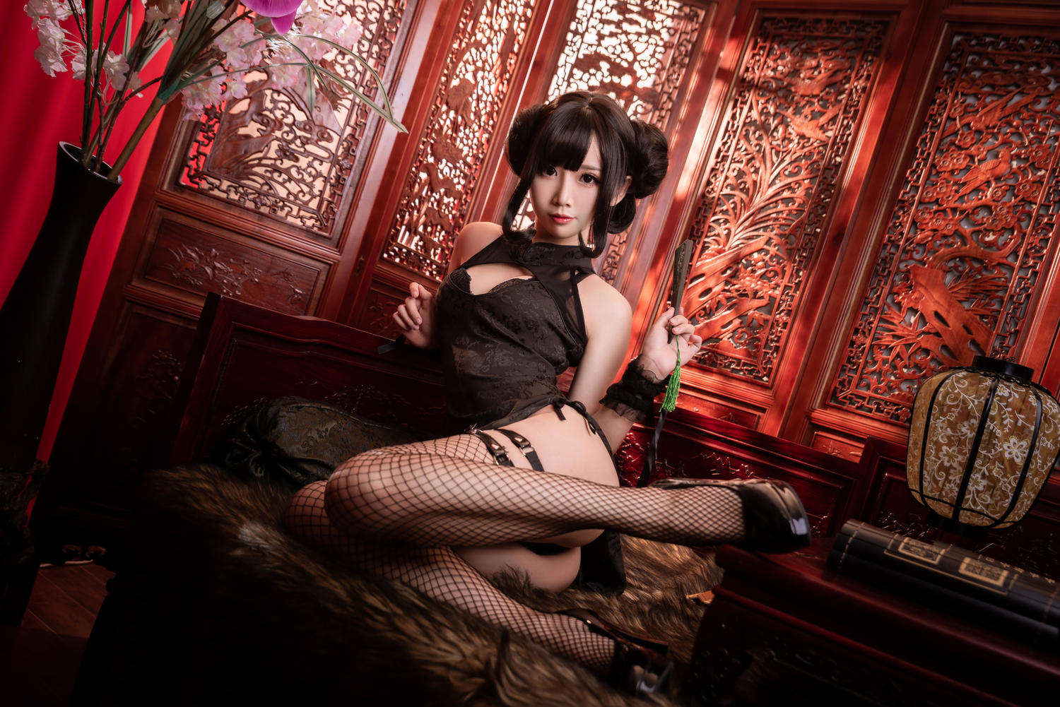 面饼仙儿 - 魔女旗袍短 [33P]