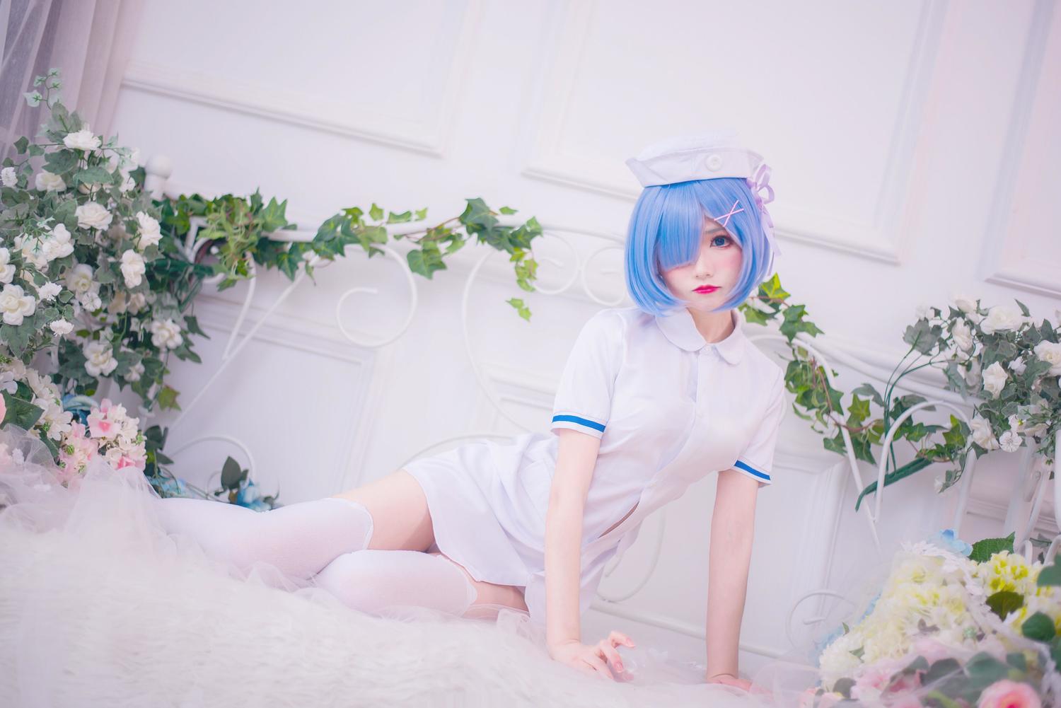 Coser衣衣 - 雷姆护士服 [8P]