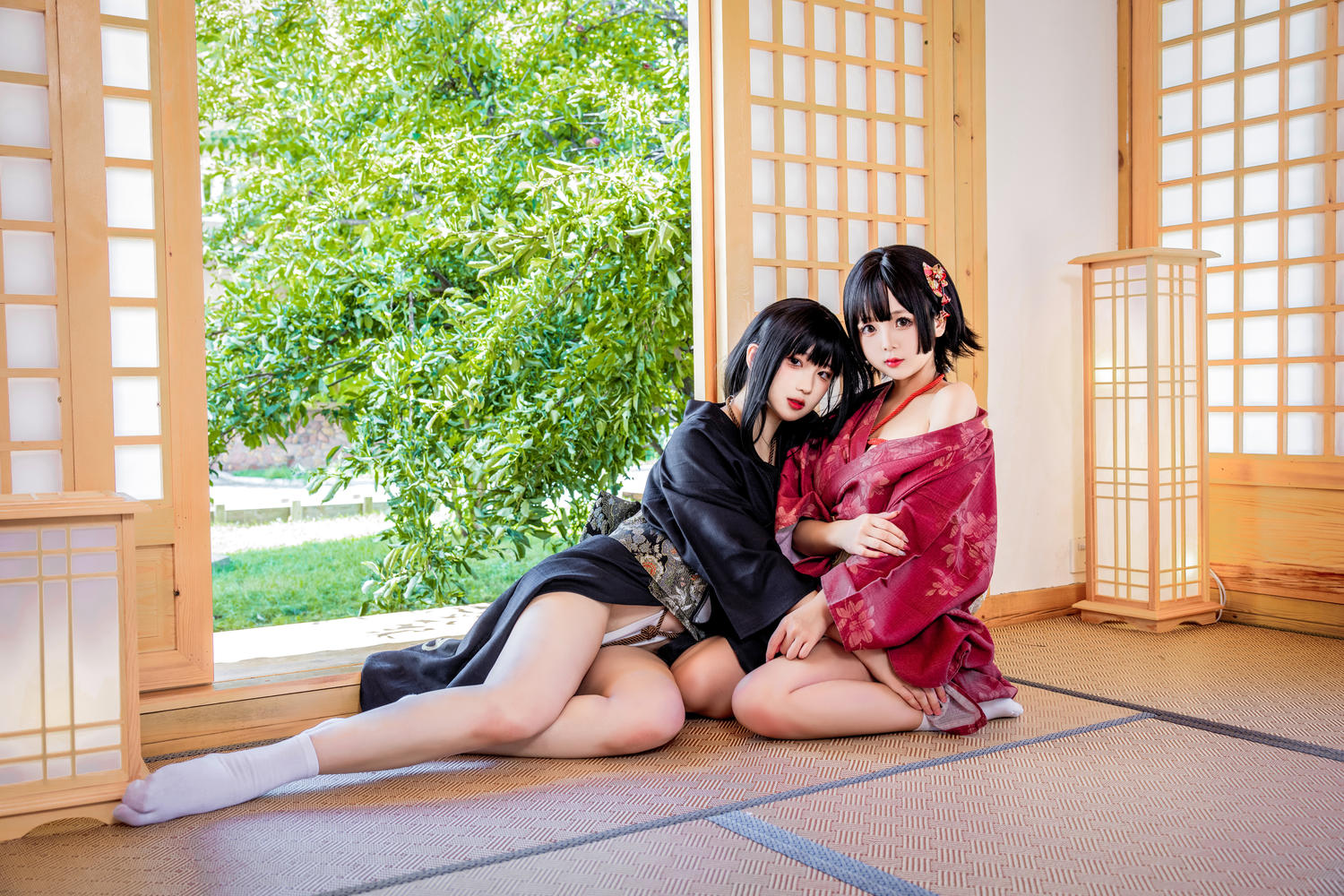 日奈娇&瓦斯塔亚小龙虾 - 绳缚巫女 [120P]