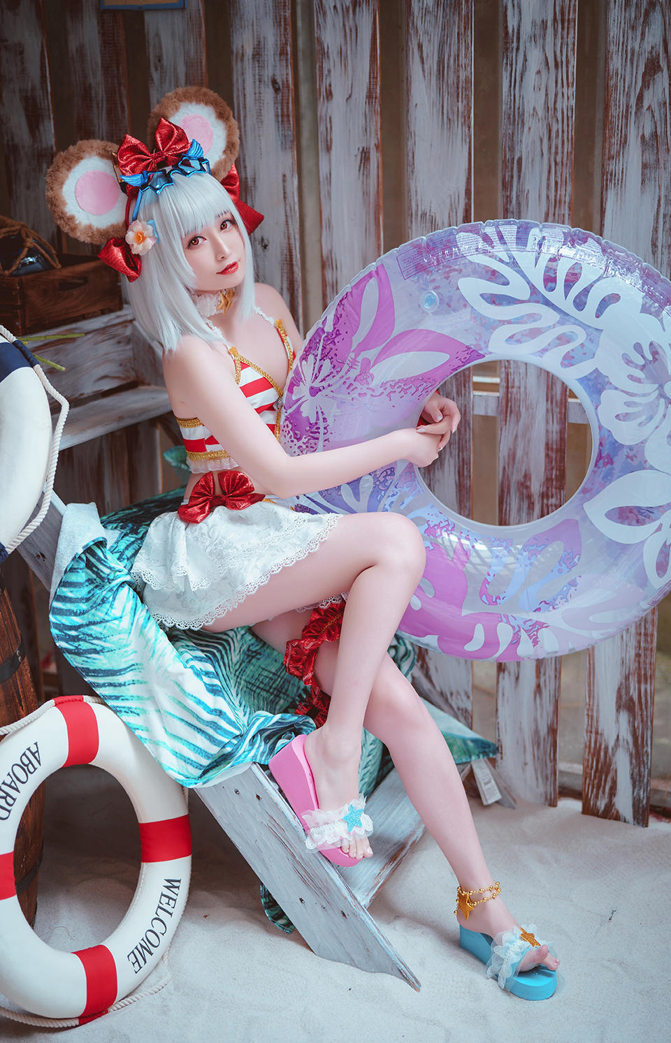 咪呀 – 碧卡拉泳装 [23P]