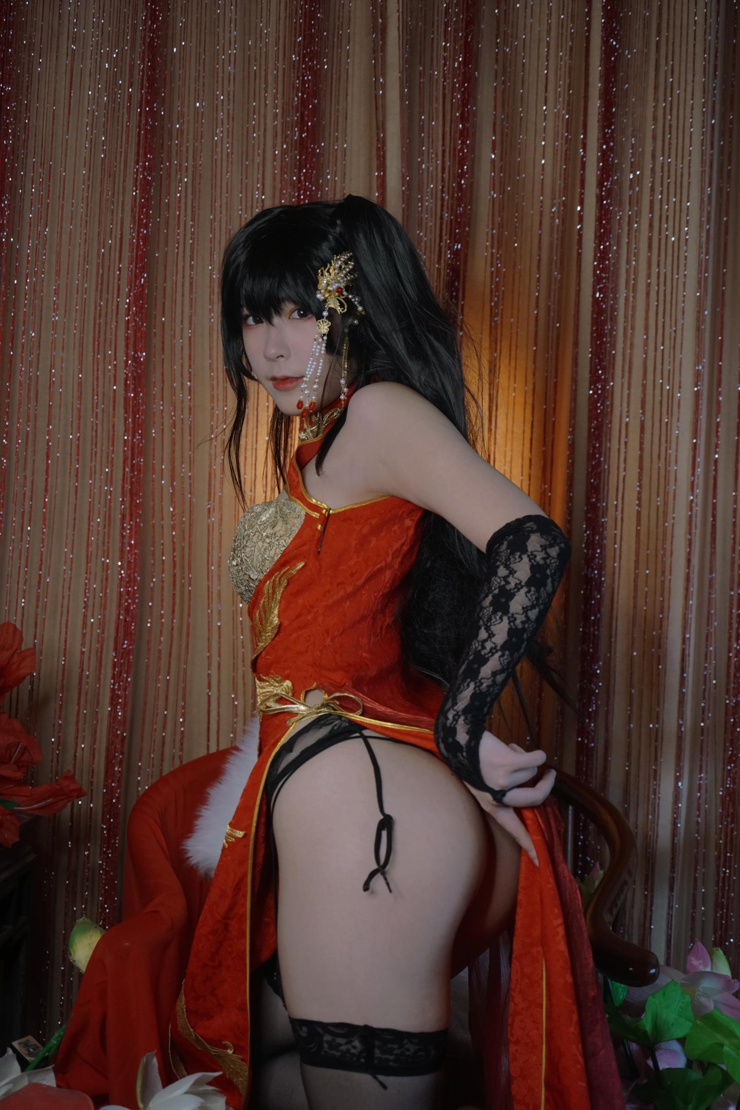 Quan冉有点饿 - 大凤旗袍 [12P]