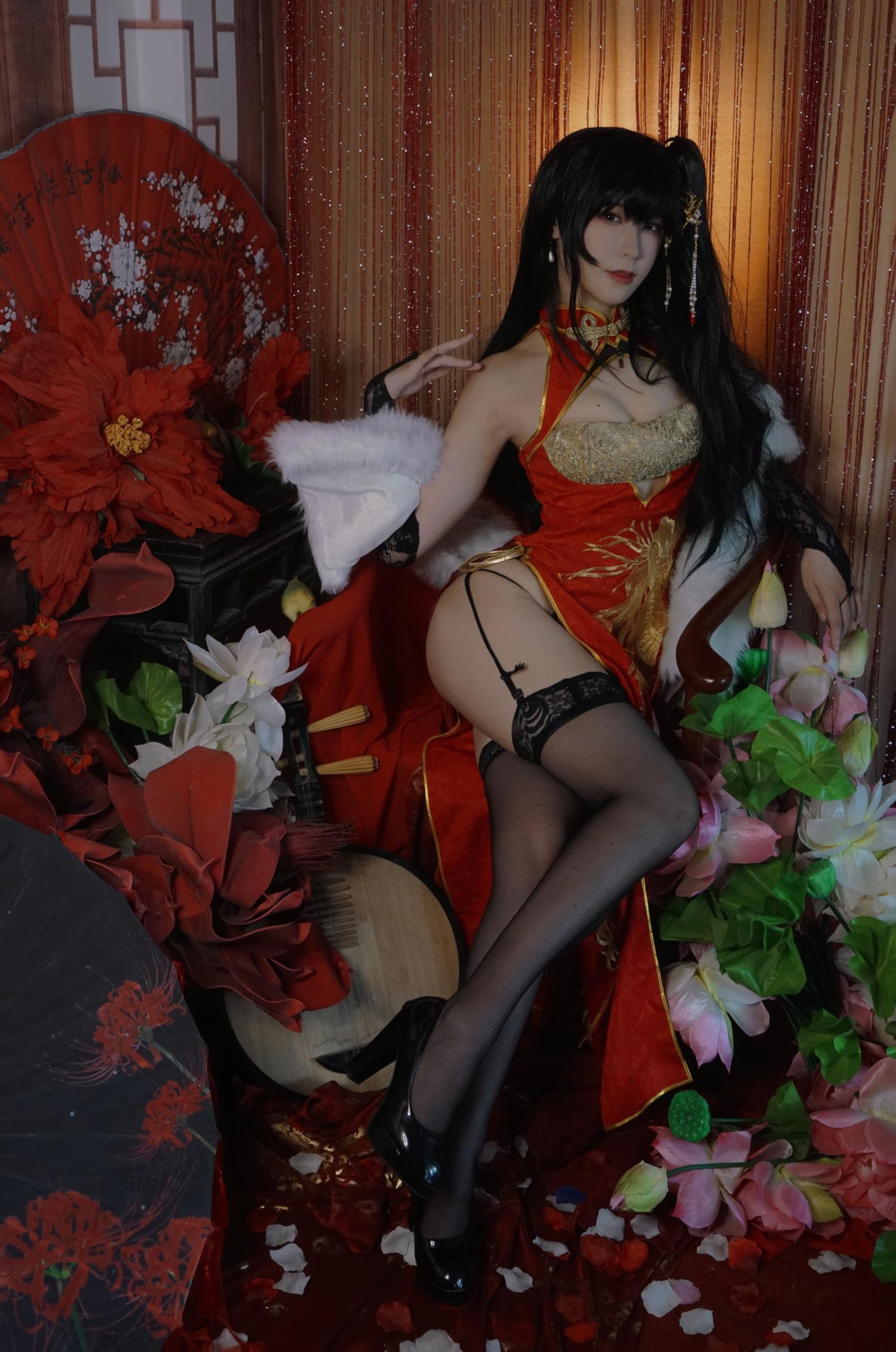 Quan冉有点饿 - 大凤旗袍 [12P]