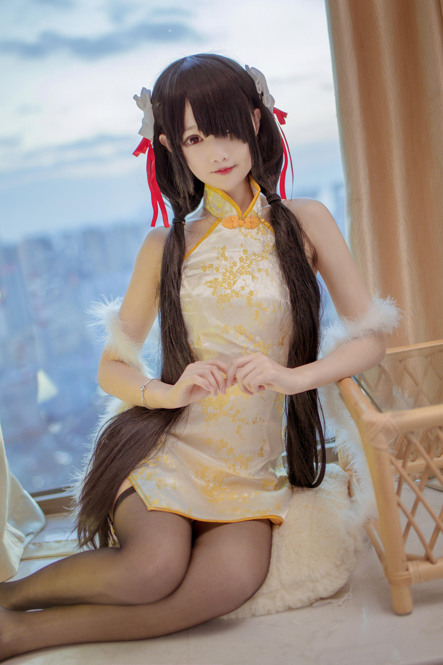 羽天shine - 狂三旗袍 [22P]