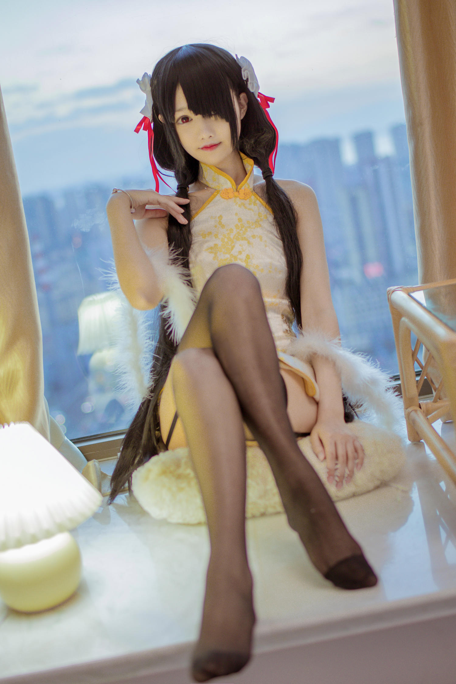 羽天shine - 狂三旗袍 [22P]