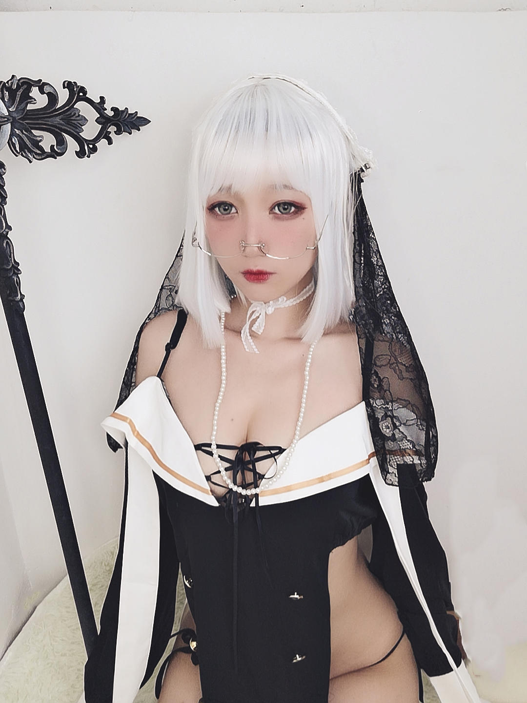 周叽是可爱兔兔 - 七三修女 [12P]