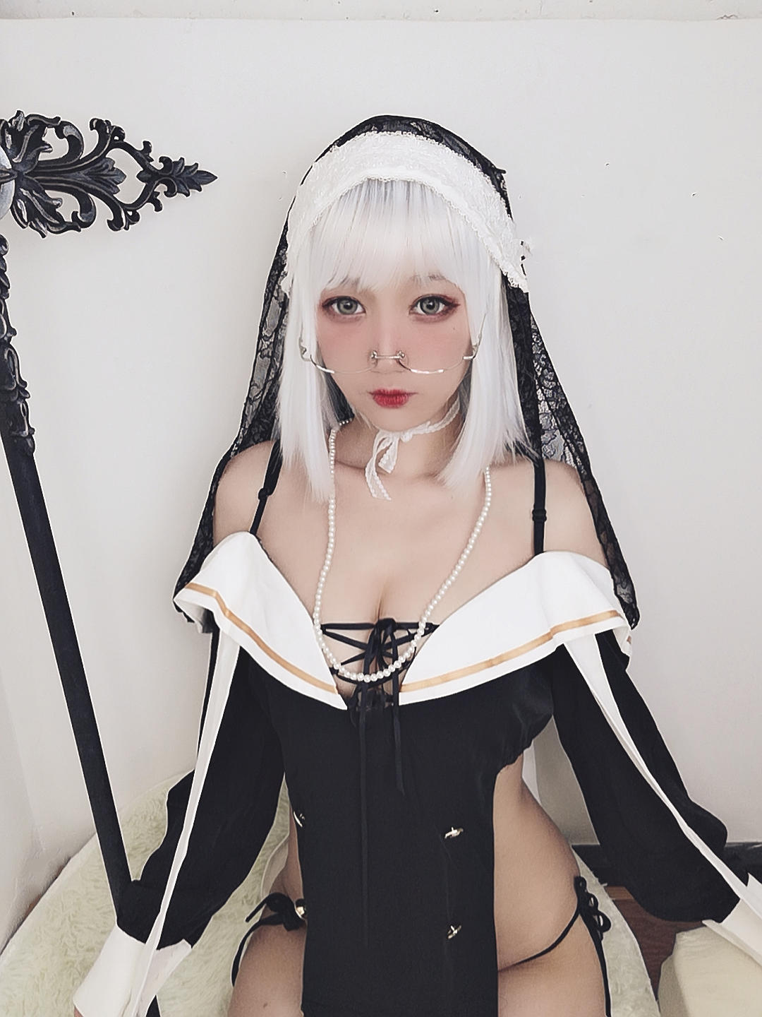 周叽是可爱兔兔 - 七三修女 [12P]