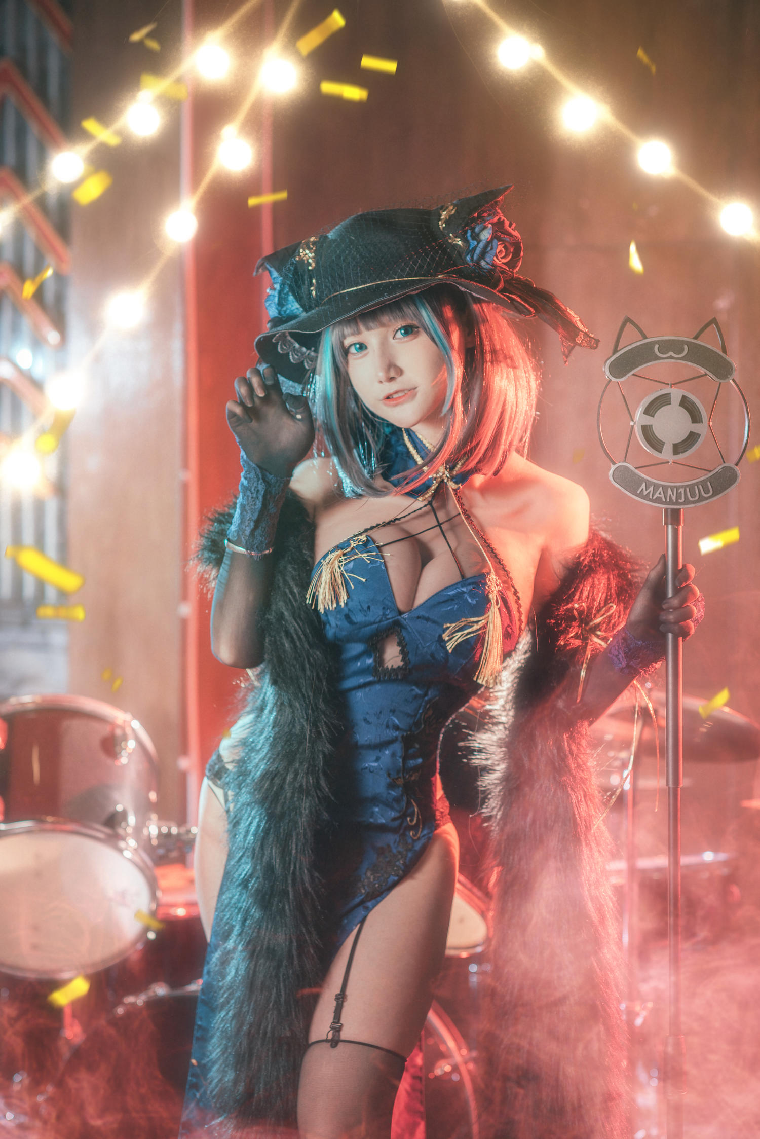 仙九Airi - 柴郡旗袍 [22P]