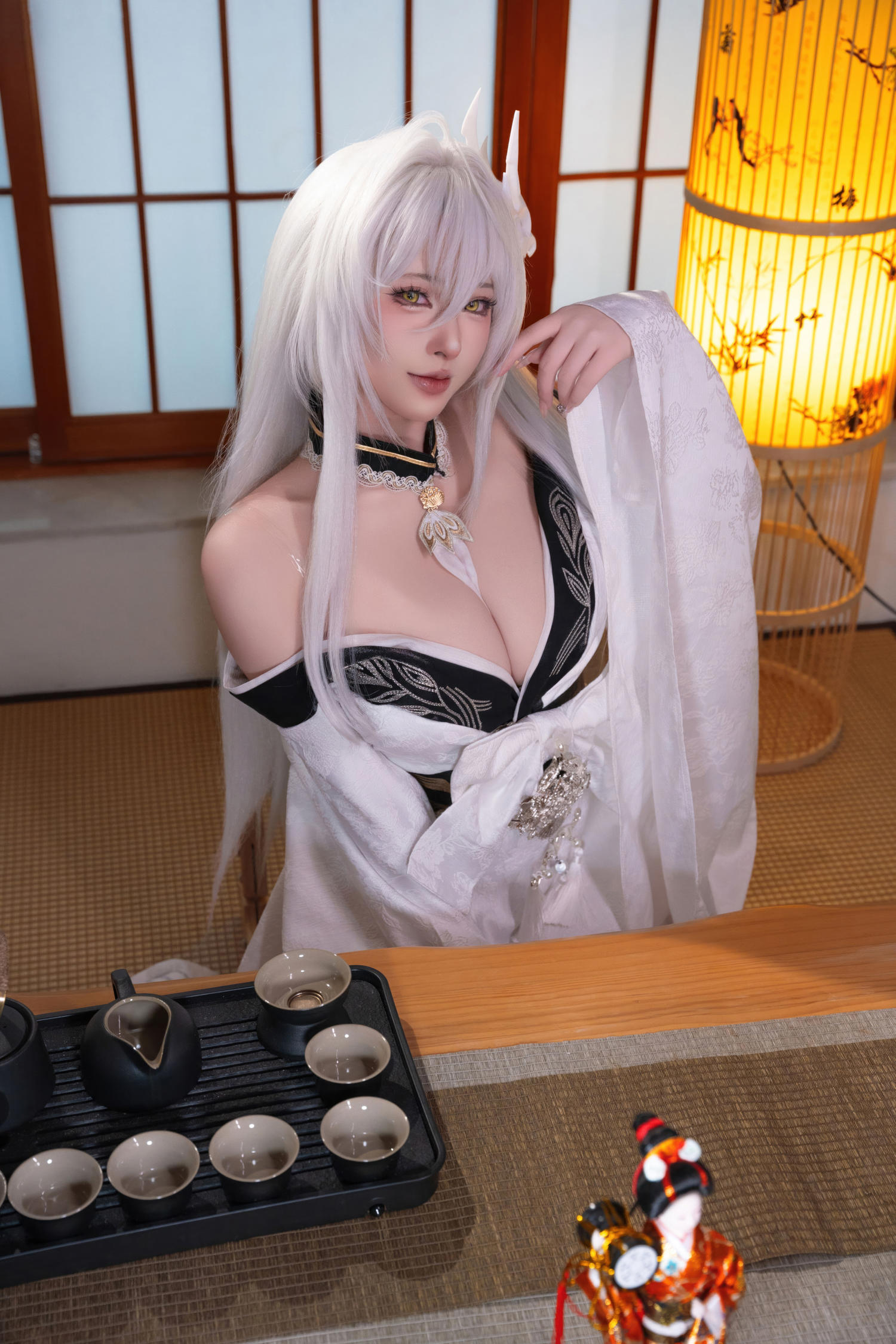 清水由乃 碧蓝航线 白凤和服 [76P1V-1.64GB]