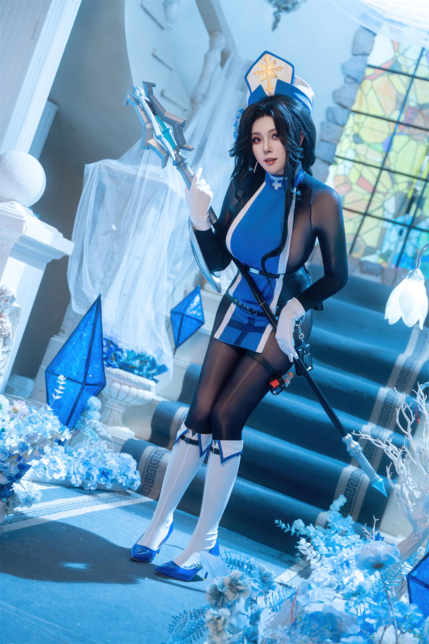 Natsuko夏夏子 NIKKE 梅登 冰玫瑰 [71P-660MB]