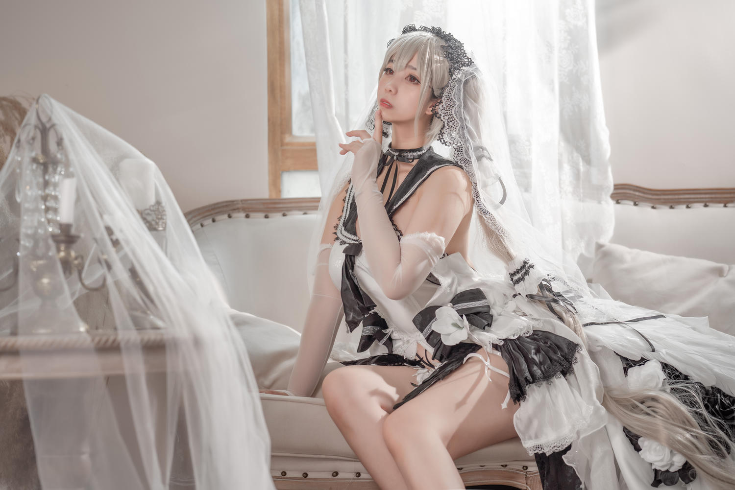 Meroko_魅瞳 - 可畏 梳妆的“大小姐” [41P]
