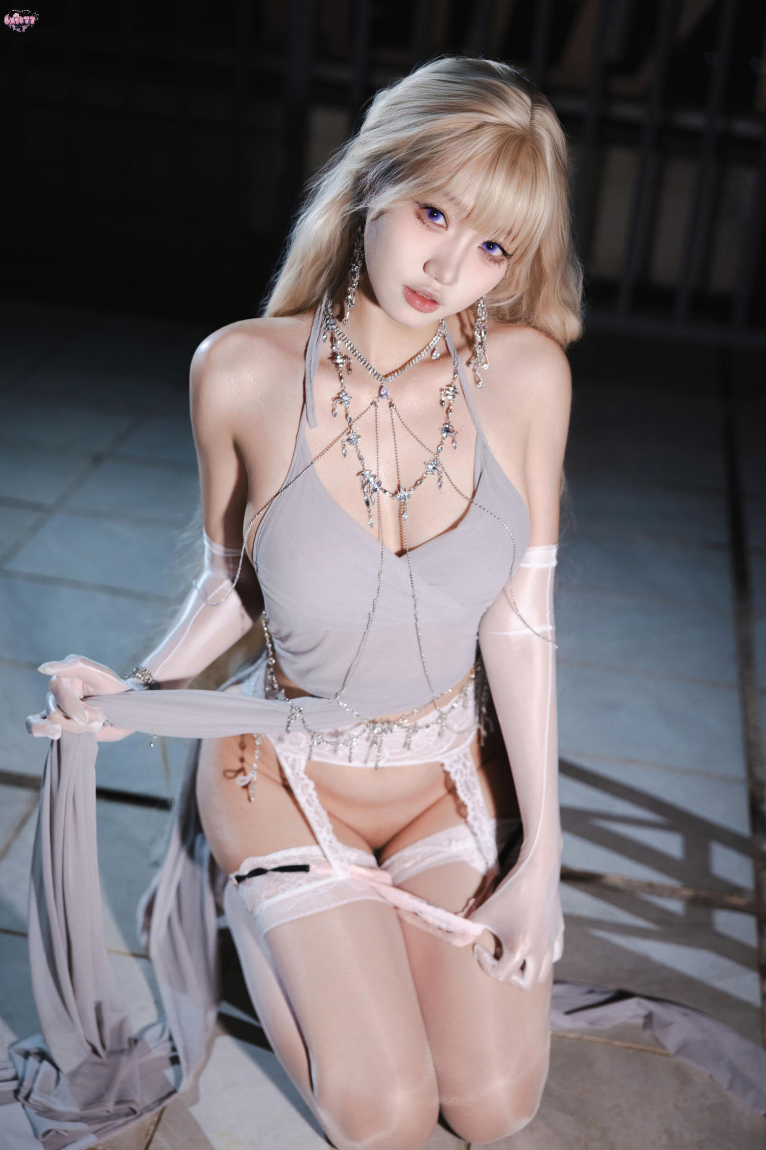 柒柒要乖哦 灰姑娘 辛德瑞拉同人晚礼裙 [97P-1.20GB]