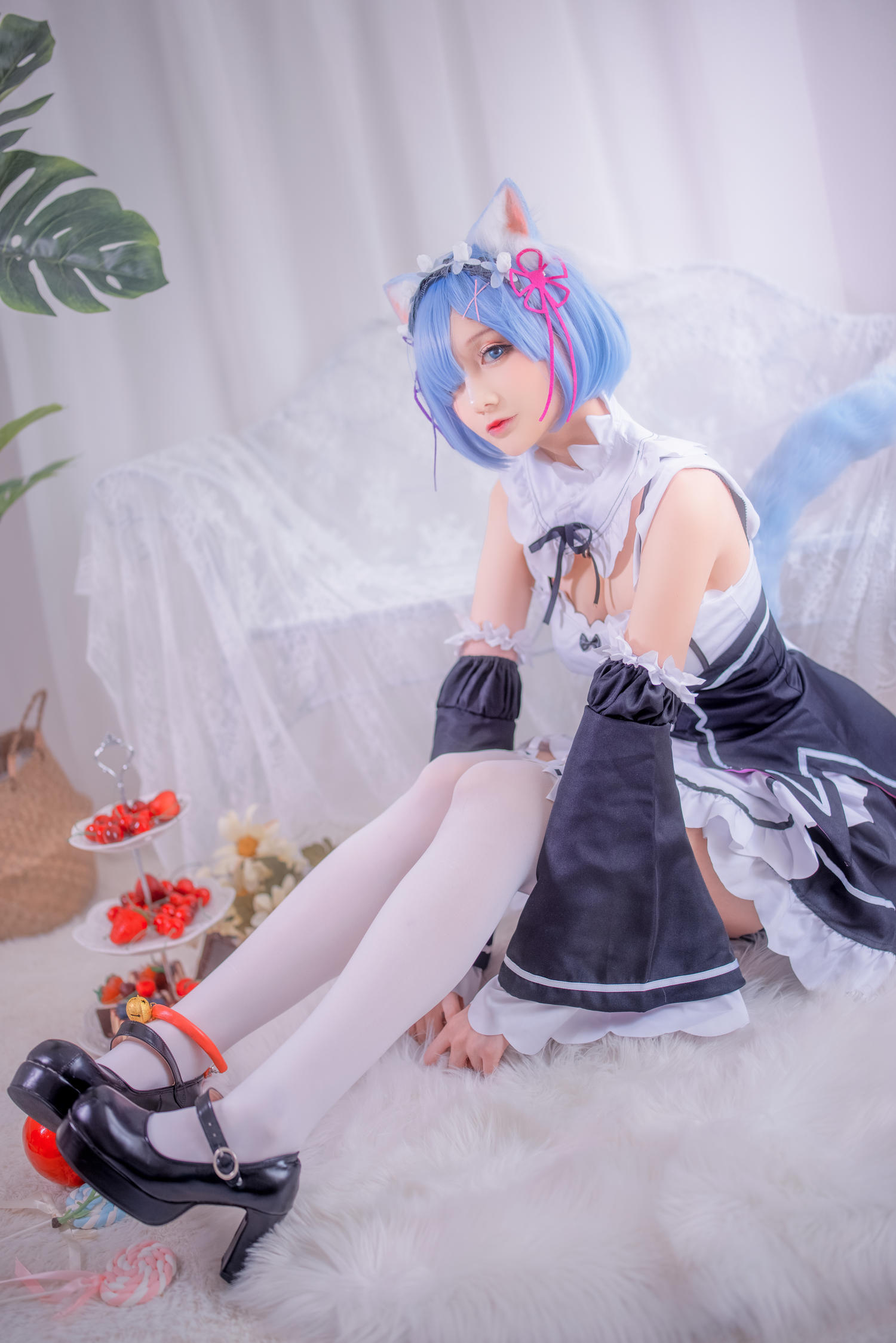 仙九Airi - 猫耳蕾姆 [15P]