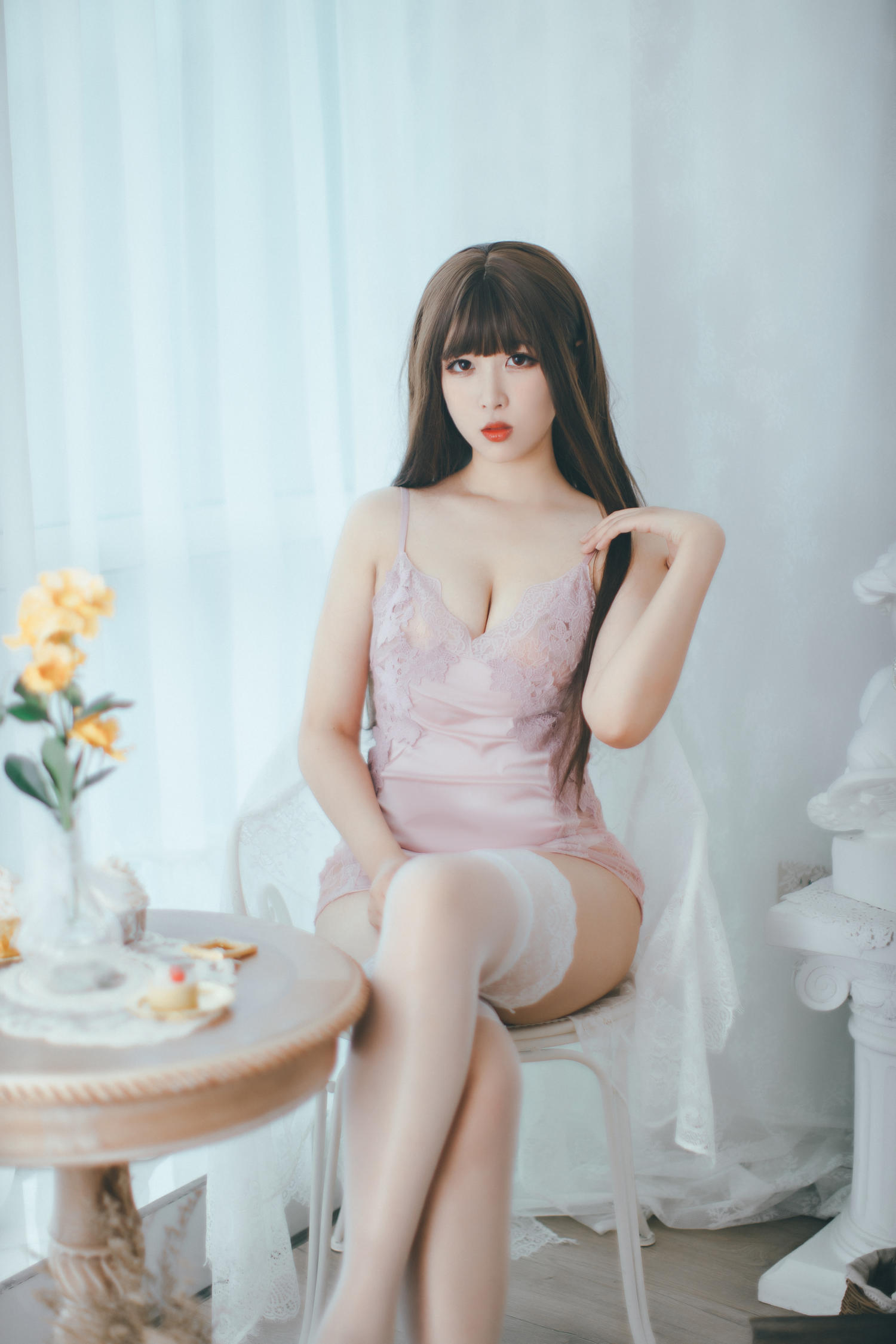 轩萧学姐 - 睡衣 [60P]