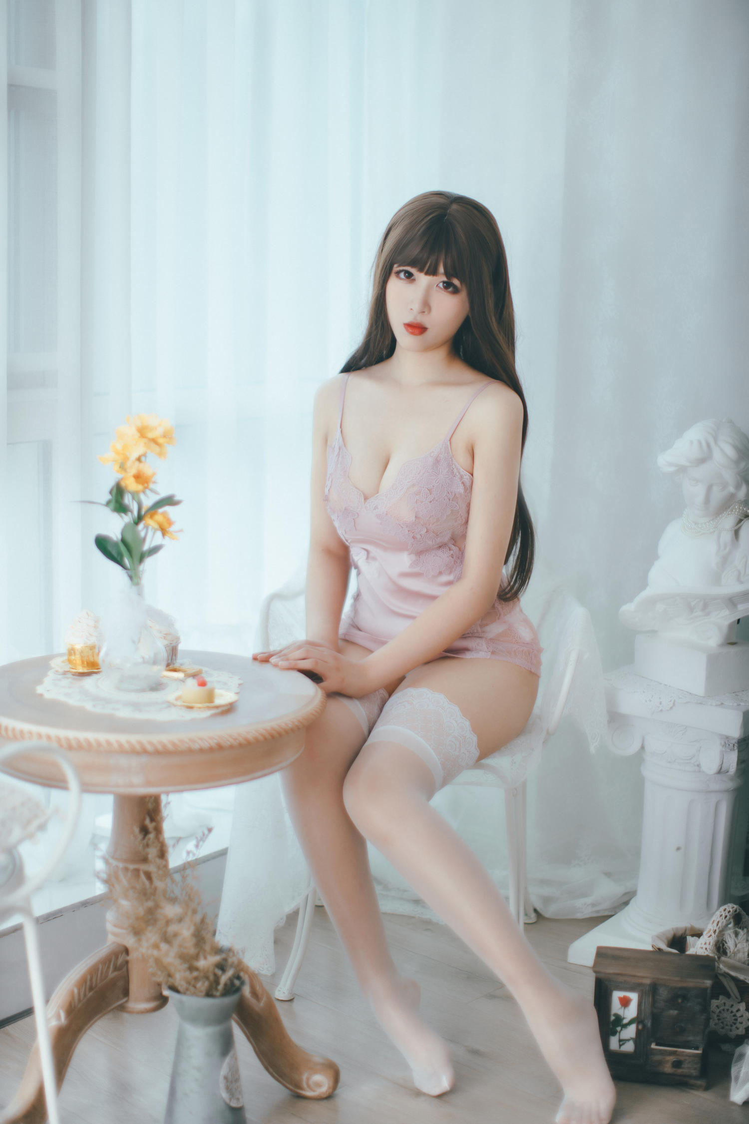 轩萧学姐 - 睡衣 [60P]