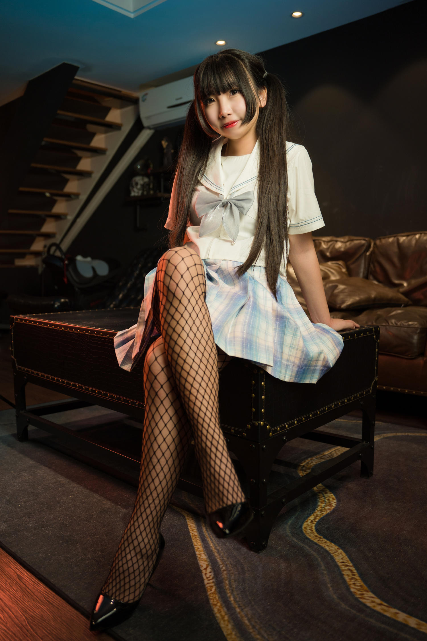 筱田甜 - 竞泳网袜 [53P]