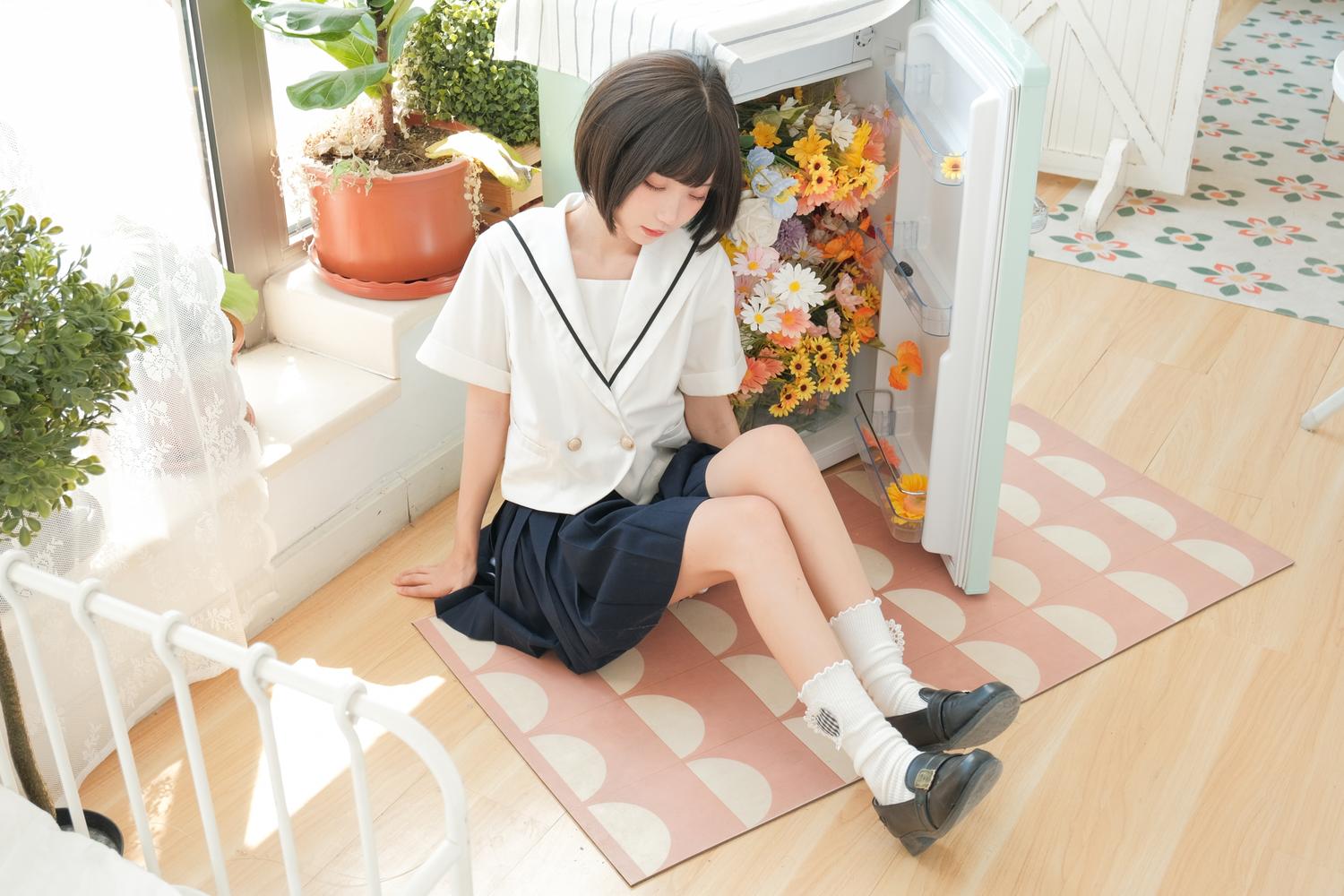 花柒Hana - 冰箱花jk [21P]