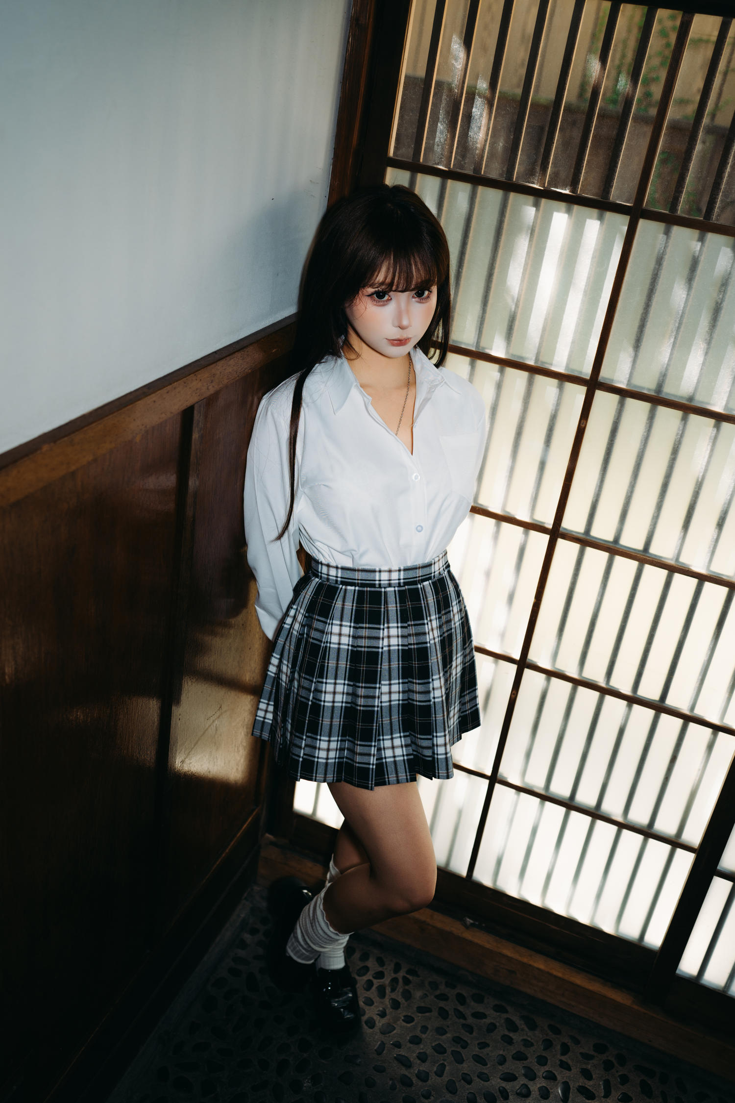 蠢沫沫 JK [32P-371MB]