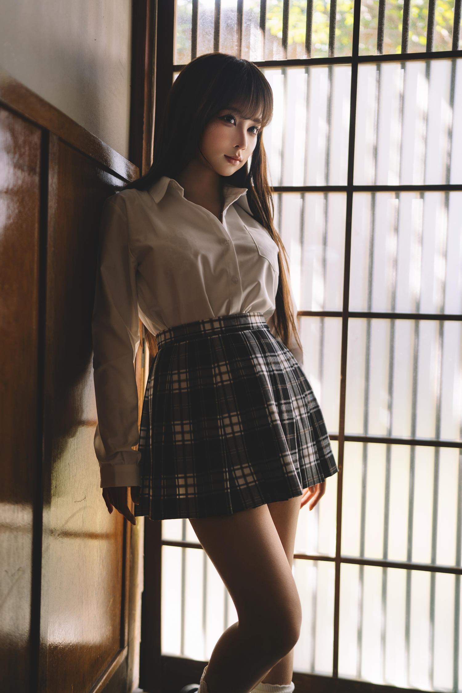 蠢沫沫 JK [32P-371MB]