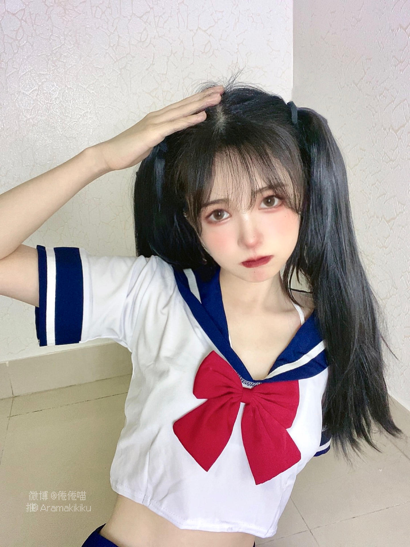 倦倦喵 - 网袜JK [28P]