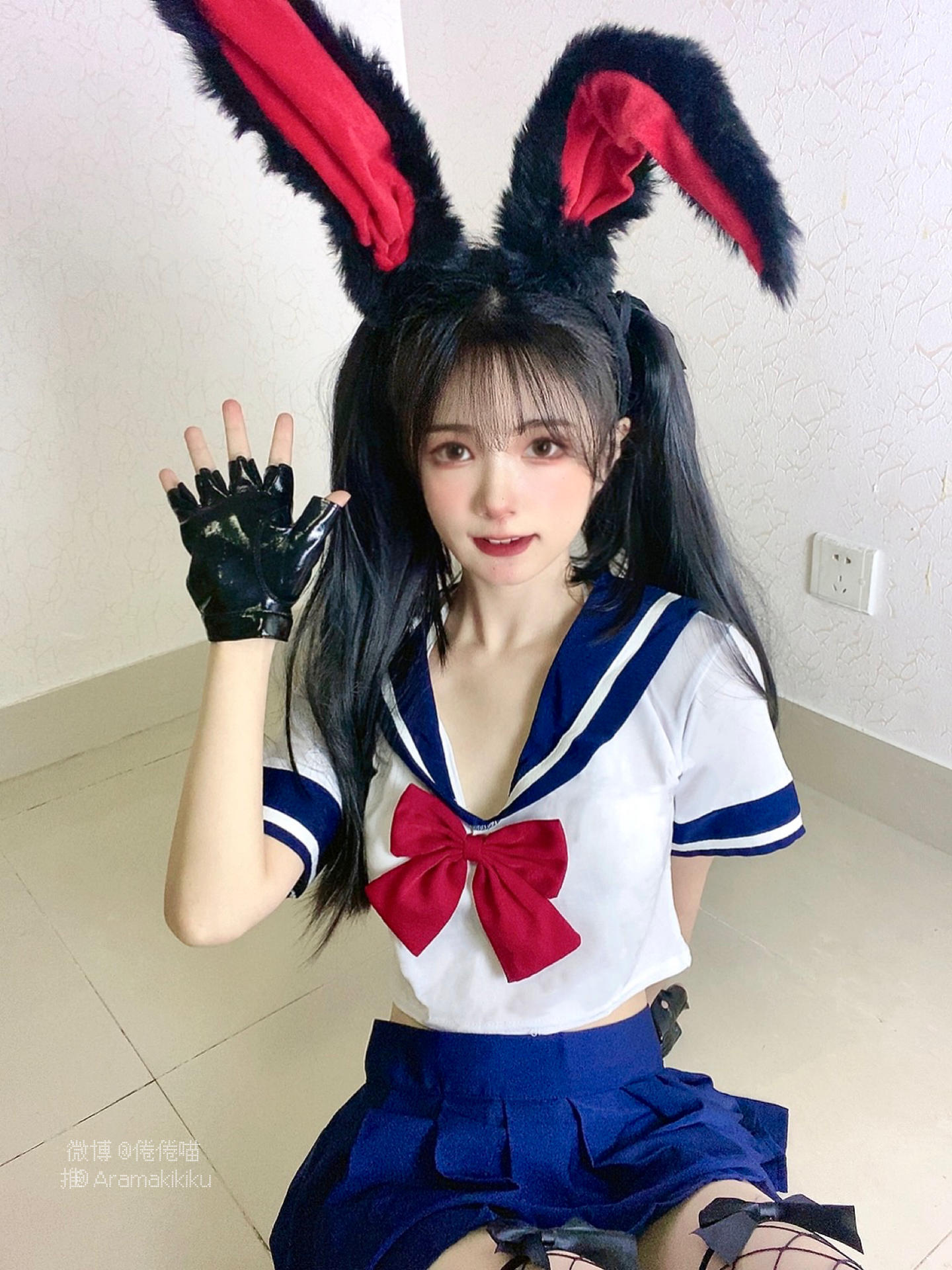 倦倦喵 - 网袜JK [28P]