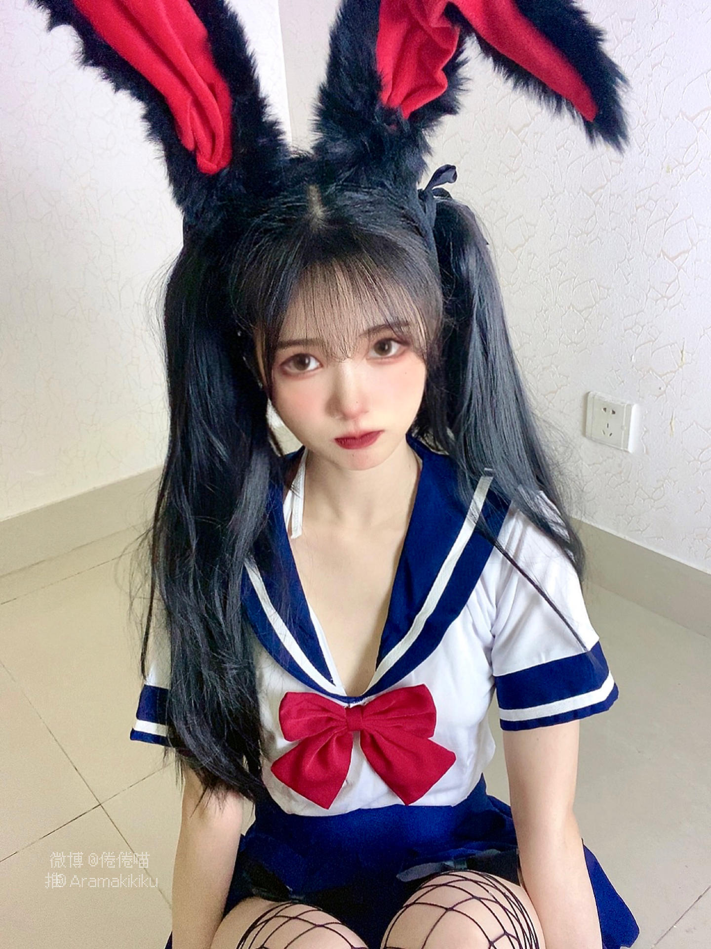 倦倦喵 - 网袜JK [28P]