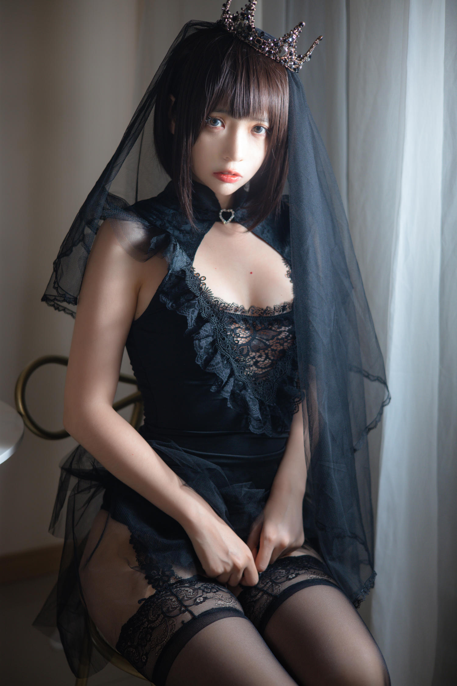 疯猫ss 黑色婚纱 [40P-429MB]