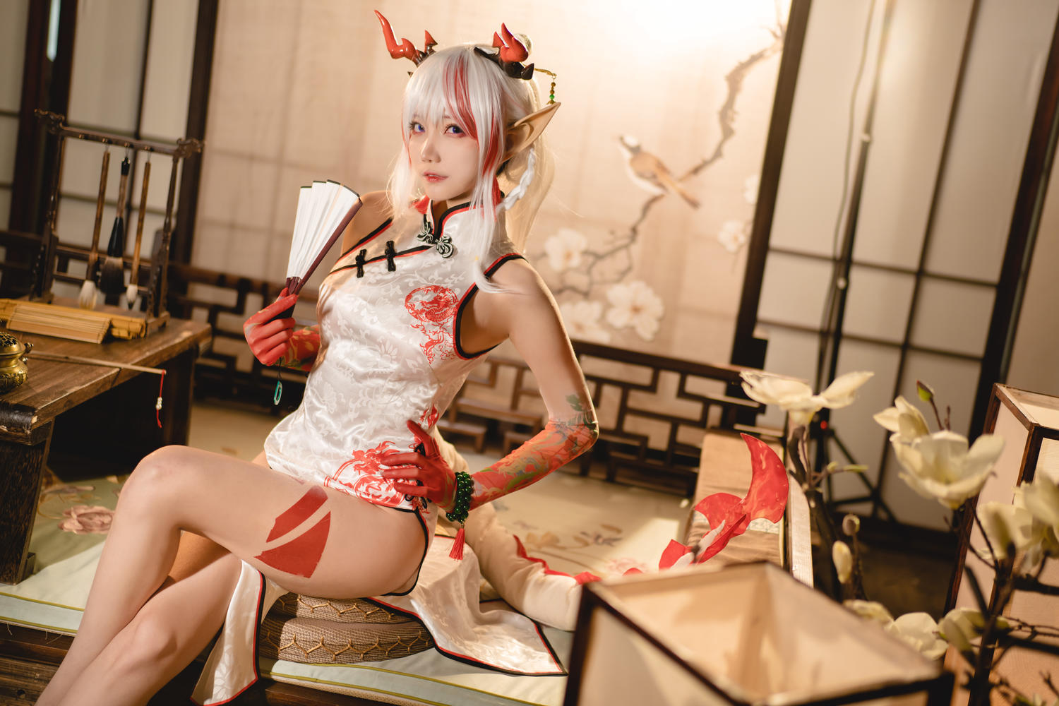 狐萝卜哟 - 年 旗袍 [15P]