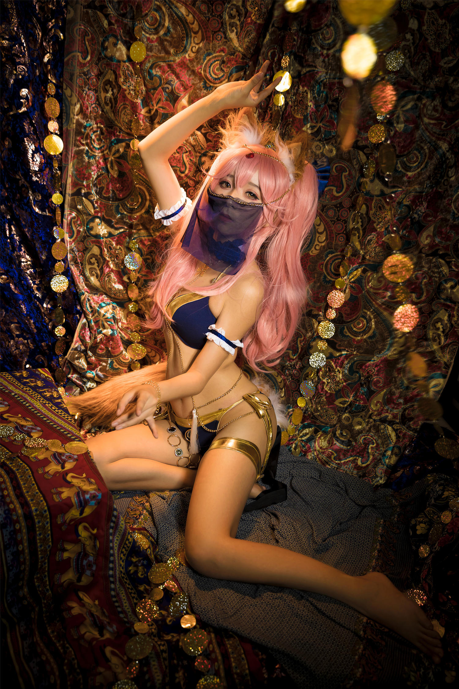 特软儿Sona - 玉藻前泳装舞娘 [23P]