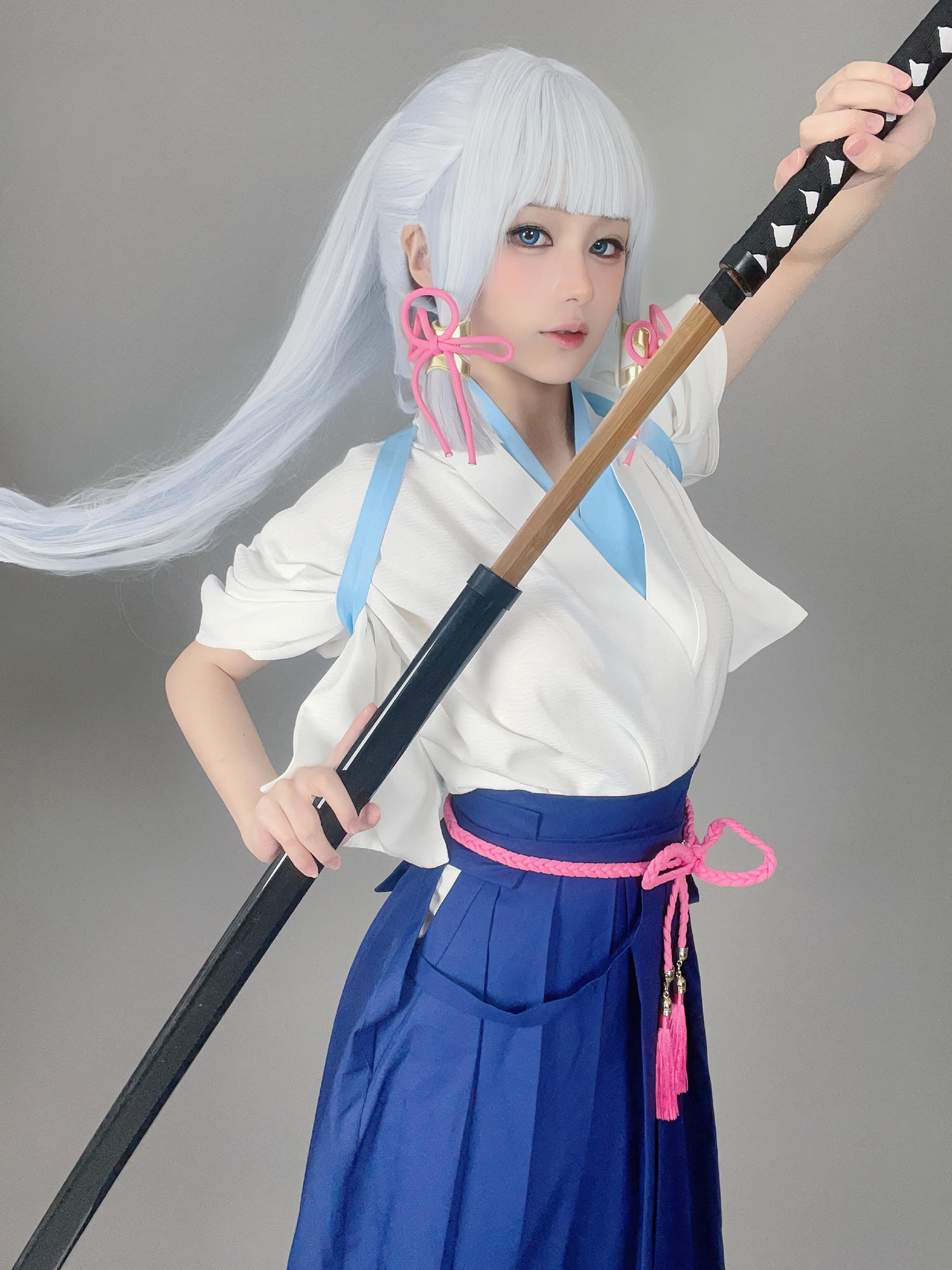 幼愛Youmeko - 神里绫华剑道服喜茶jk花时来信 [47P]