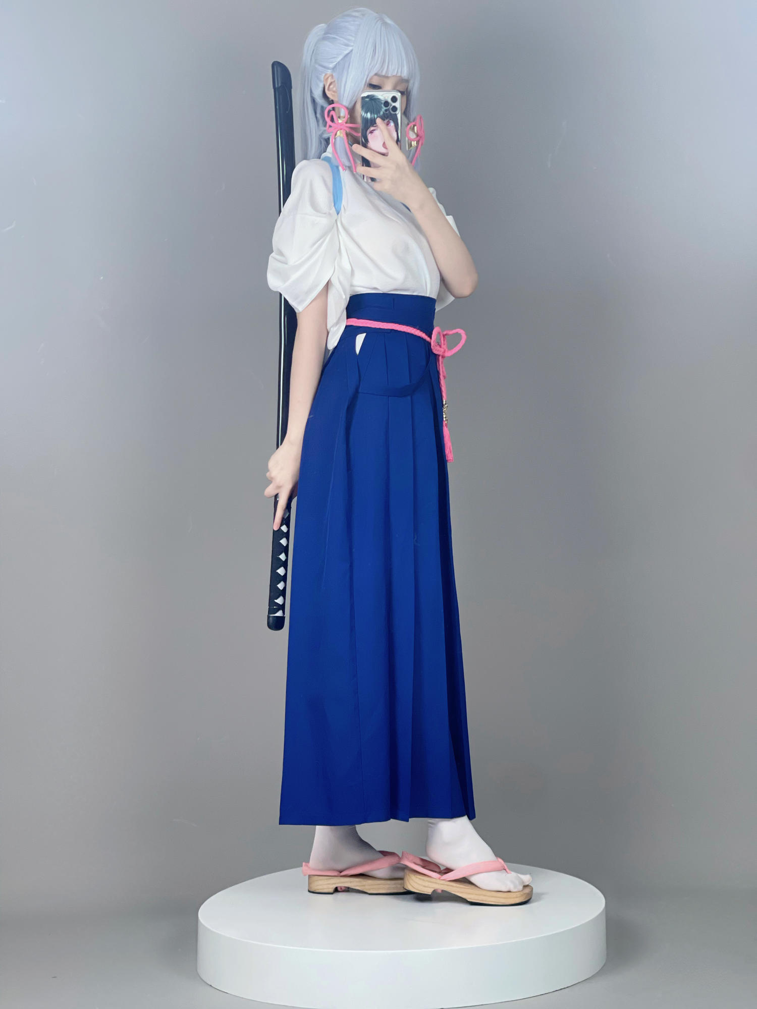 幼愛Youmeko - 神里绫华剑道服喜茶jk花时来信 [47P]