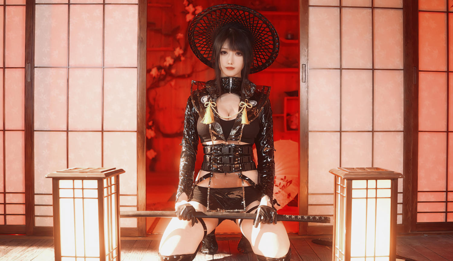 抖个姬灵 - 黑红武士 [14P]