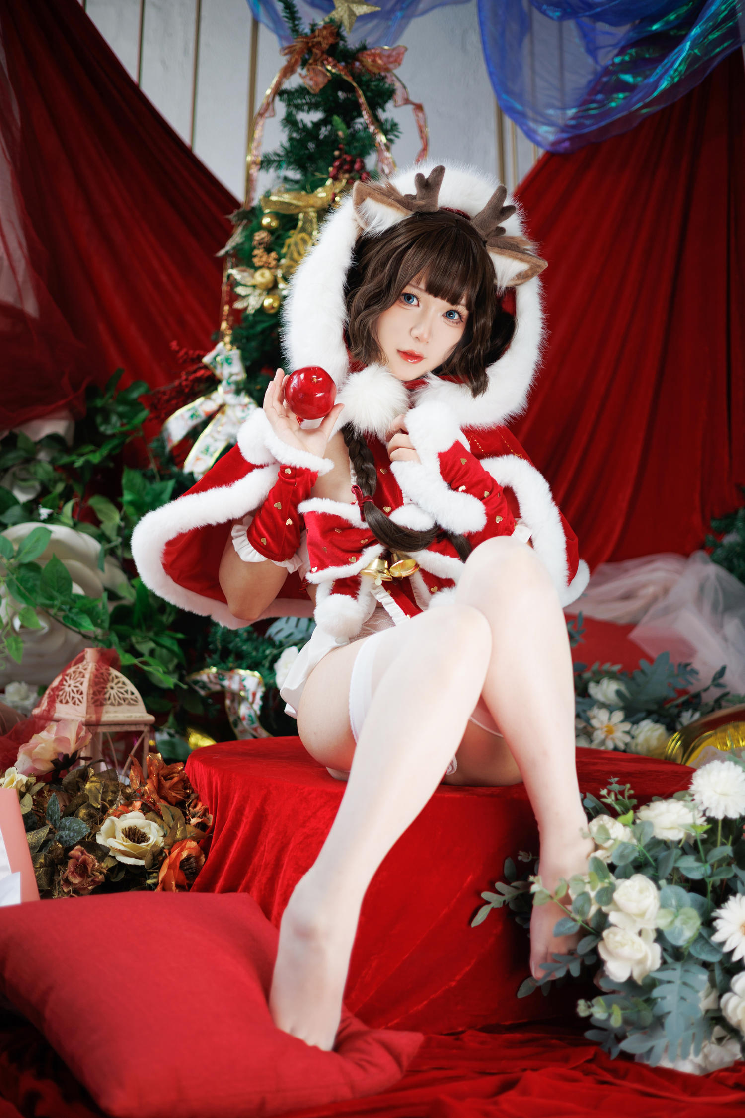 樱落酱 - 圣诞小鹿 [28P]