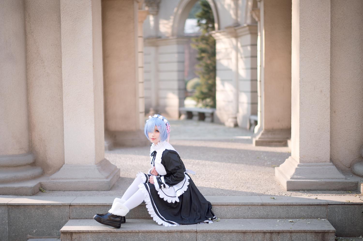 花柒Hana - 蕾姆冬装 [25P]