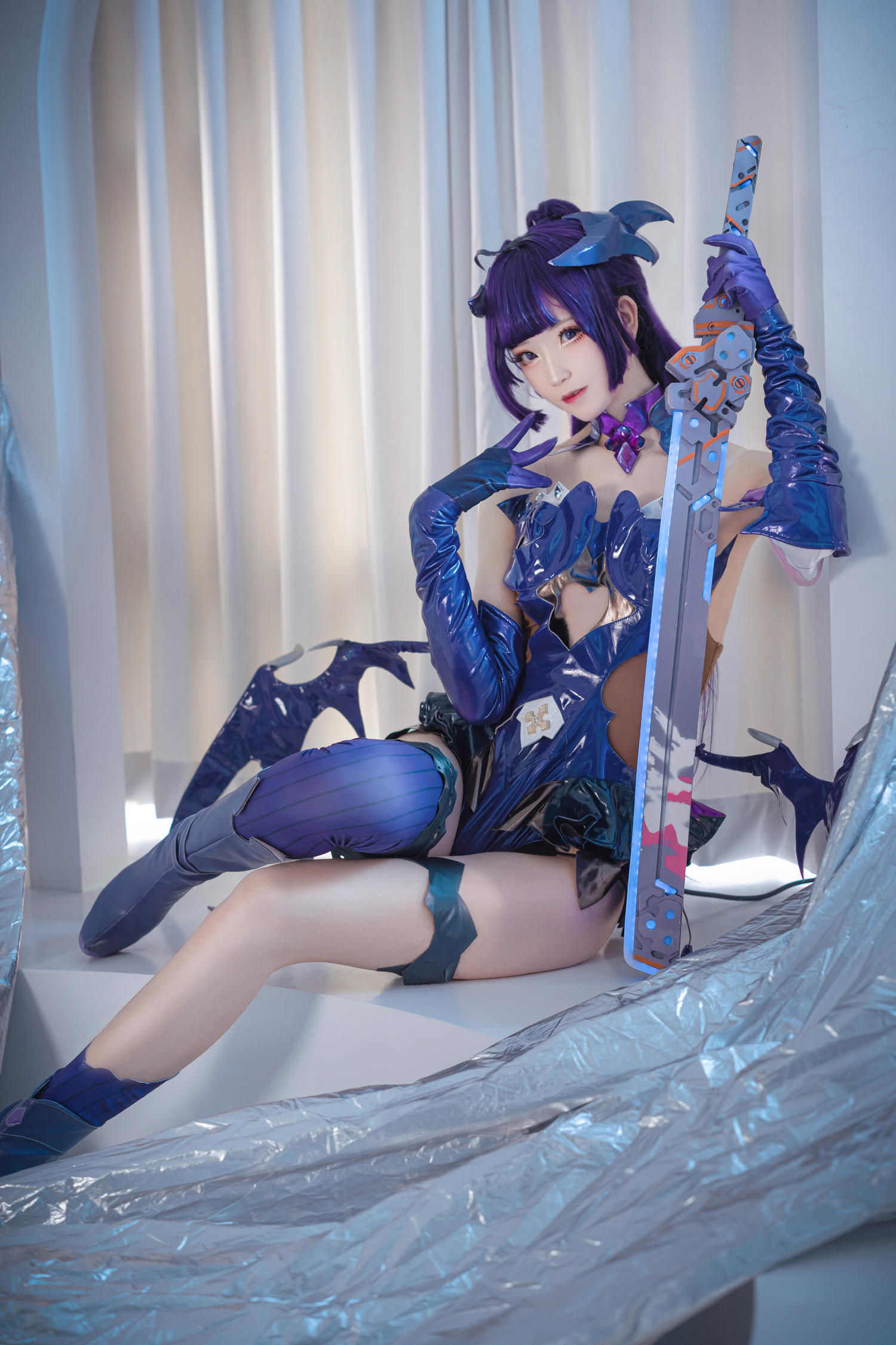 然理理 - 雷电芽衣幽魅夜魔 [31P]