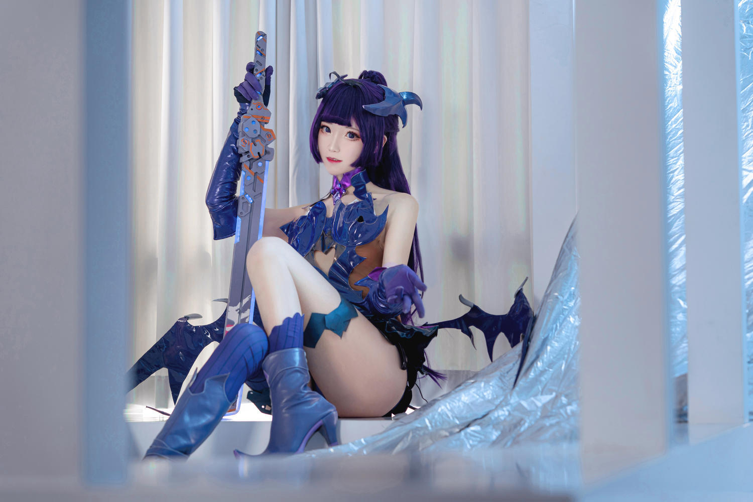 然理理 - 雷电芽衣幽魅夜魔 [31P]