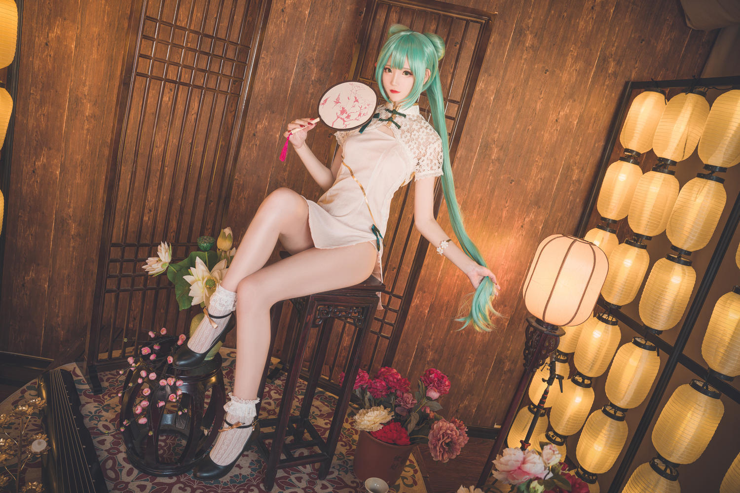 然理理 - 初音韶华旗袍 [31P]